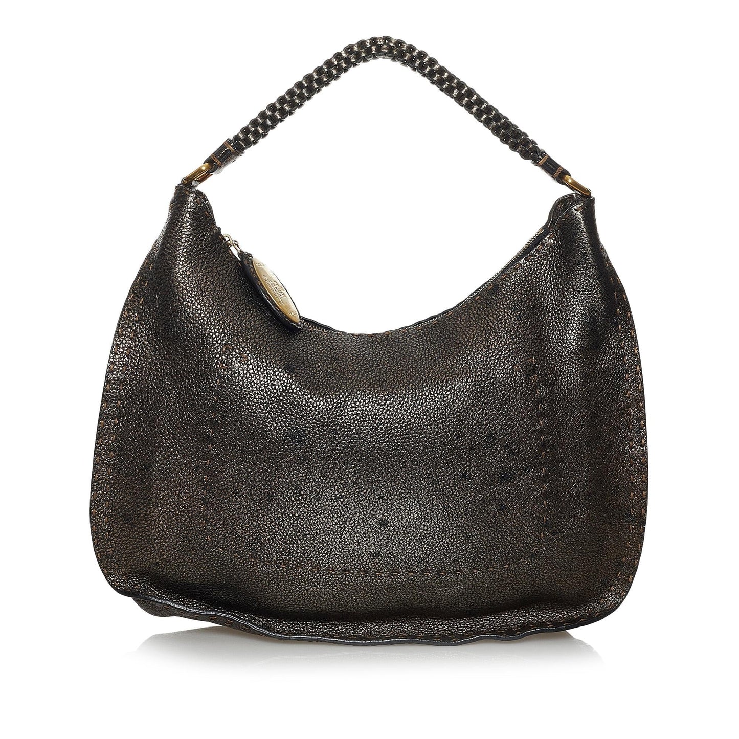 Fendi Selleria Hobo Bag Shg Leather Shoulder Bag