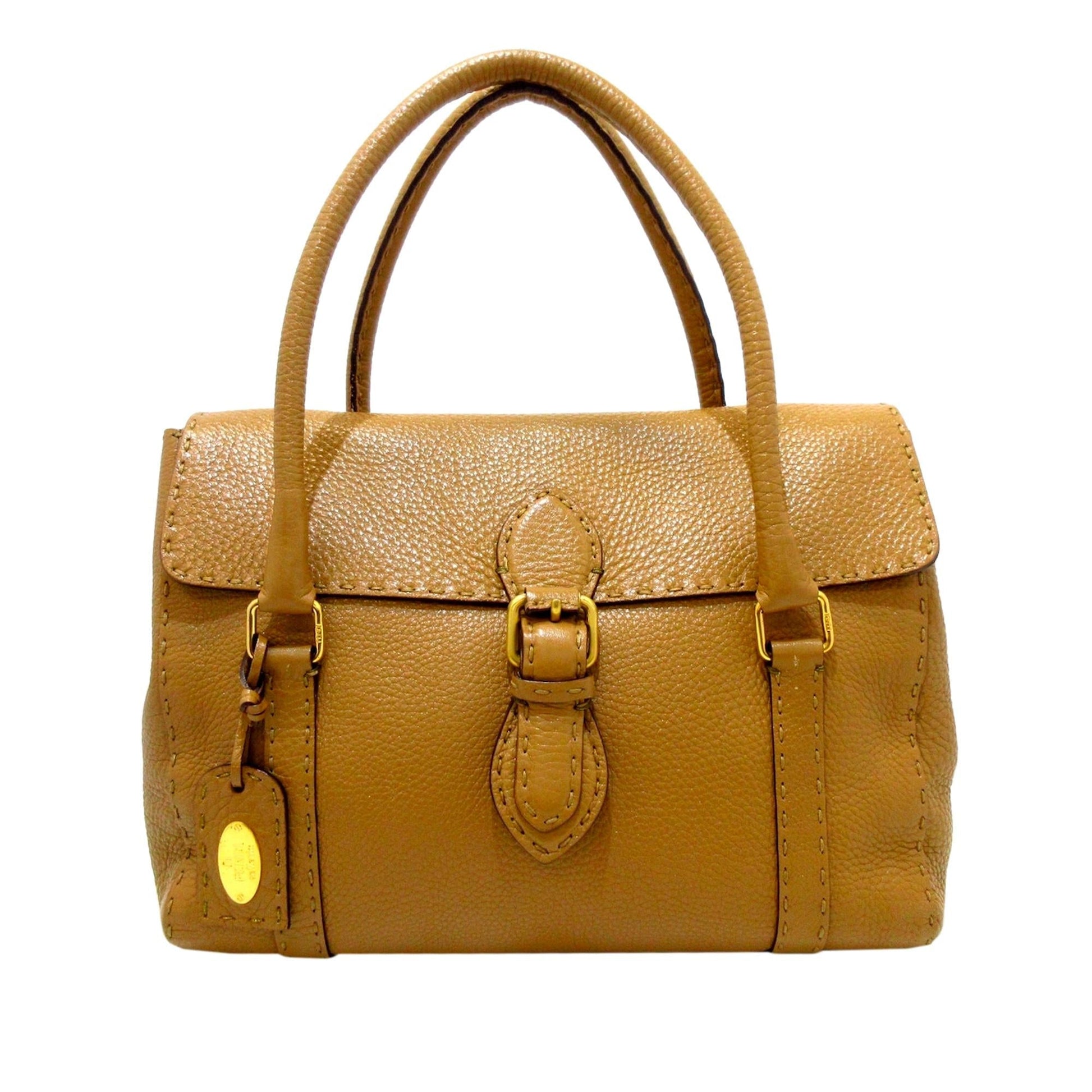 Fendi Selleria Linda Handbag Shg Hswazt Satchel Bag