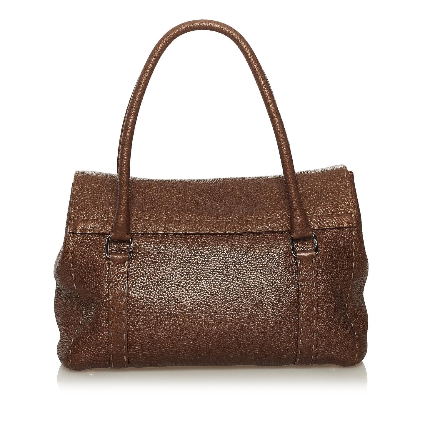 Fendi Selleria Linda Handbag Shg Leather Satchel Bag Handbag Shg 34866