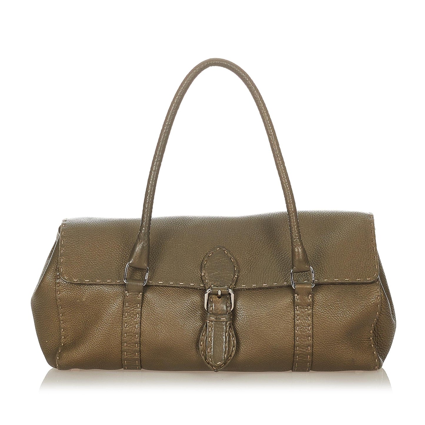 Fendi Selleria Linda Shoulder Bag Shg Leather