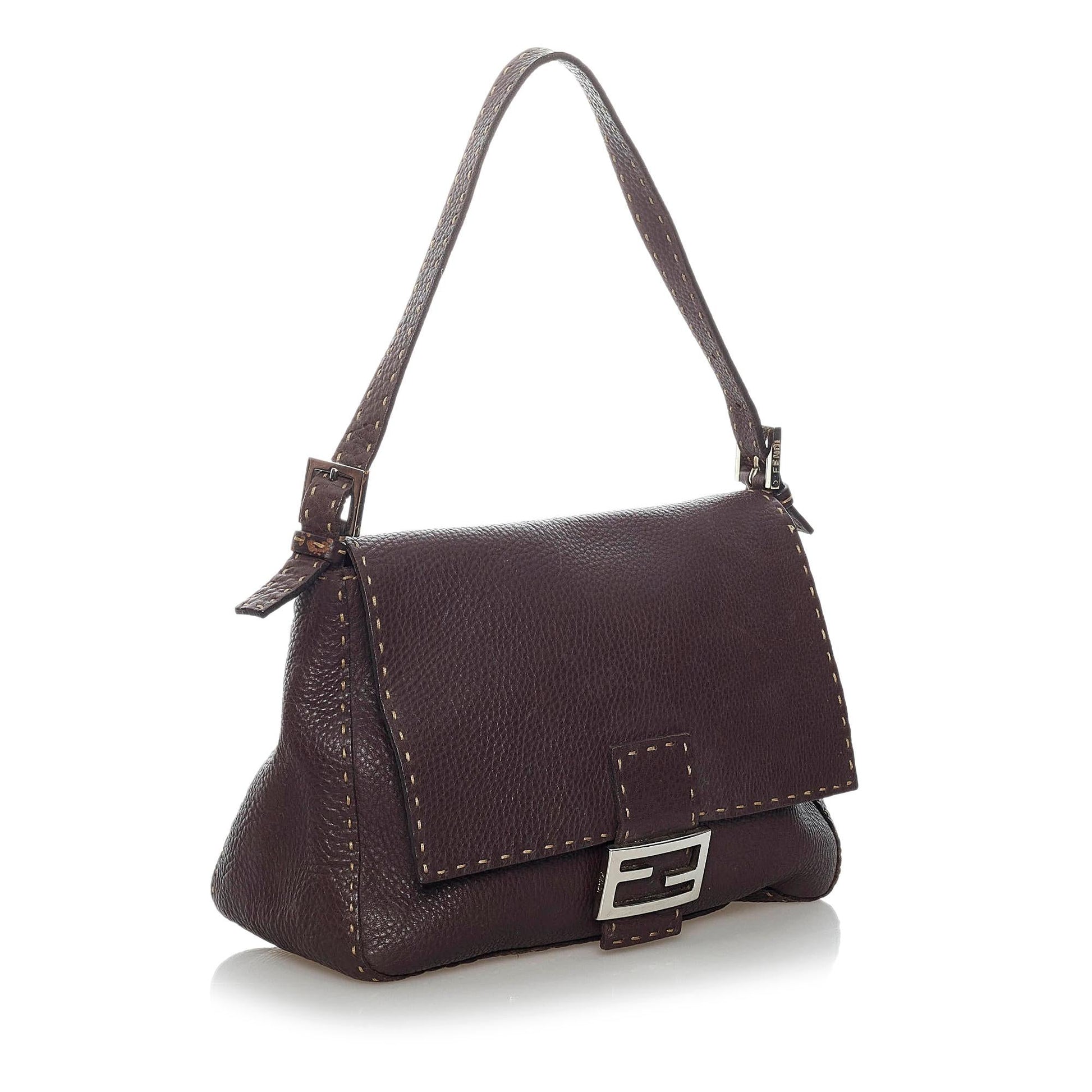 Fendi Selleria Mamma Baguette Shg Handbag Shoulder Bag Baguette Shg 30588