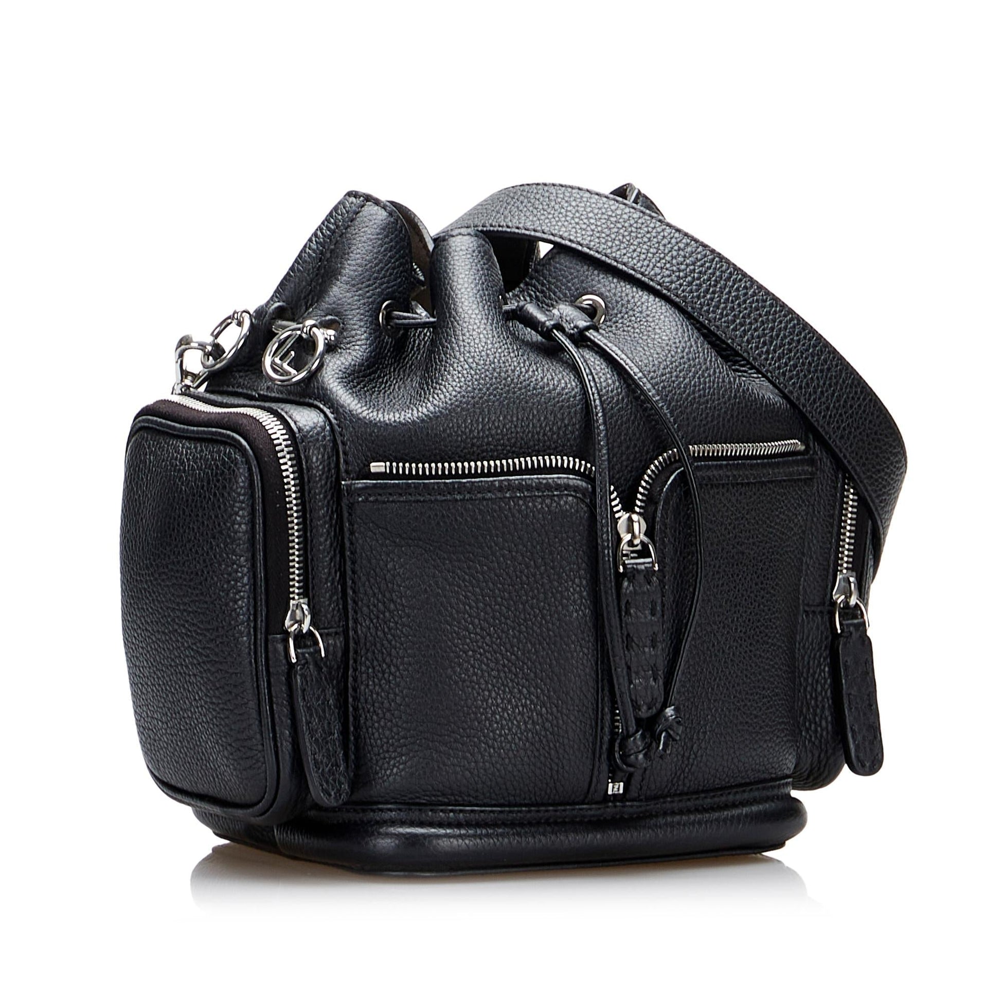 Fendi Selleria Mon Tresor Shg Ktehhr Shoulder Bag