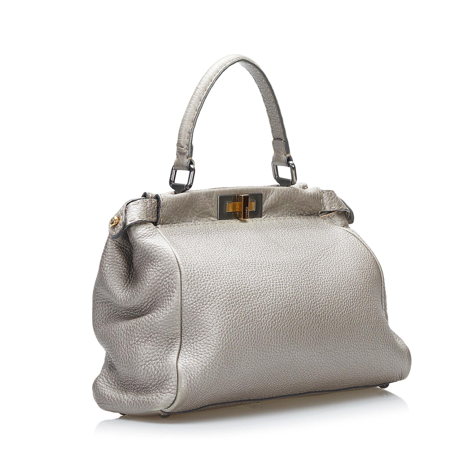 Fendi Selleria Peekaboo Shg Civ1Xm Satchel Bag