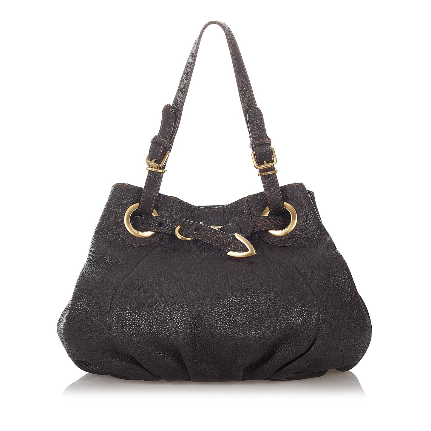 Fendi Selleria Pomodorino Tote Bag Shg Leather Bag Shg 27134