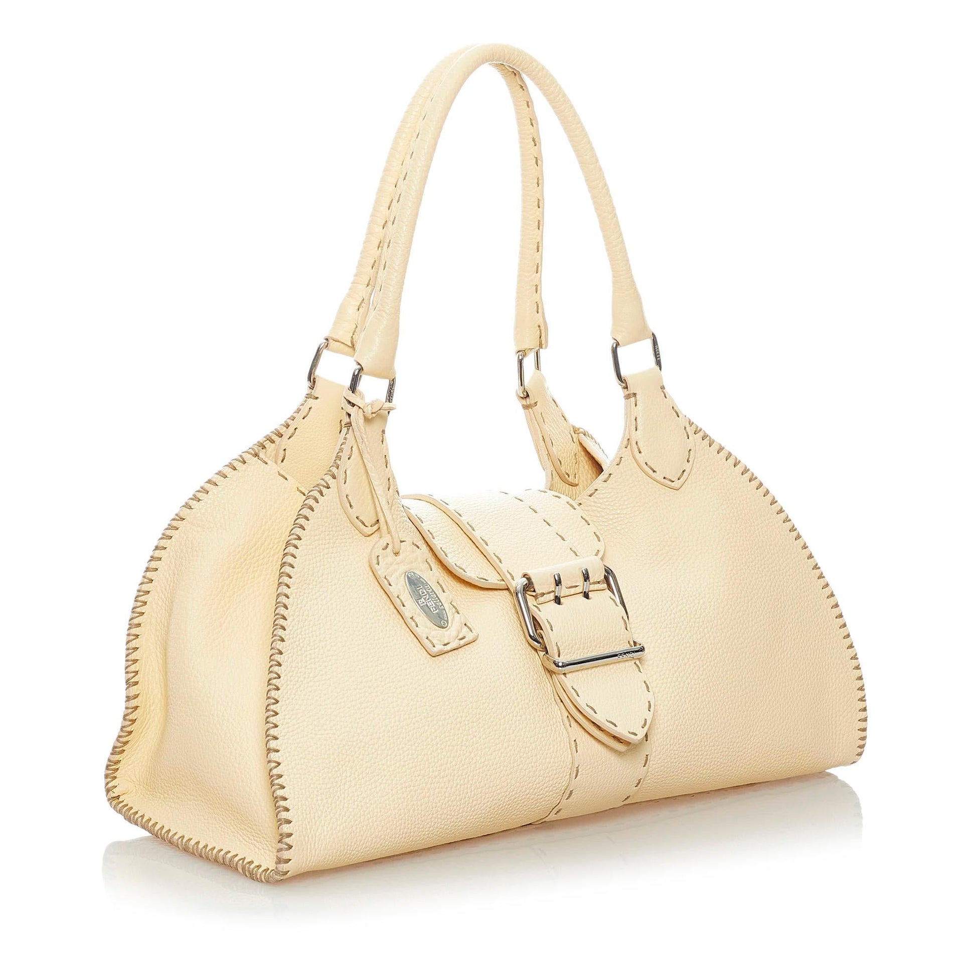 Fendi Selleria Sporty Shoulder Bag Shg Leather