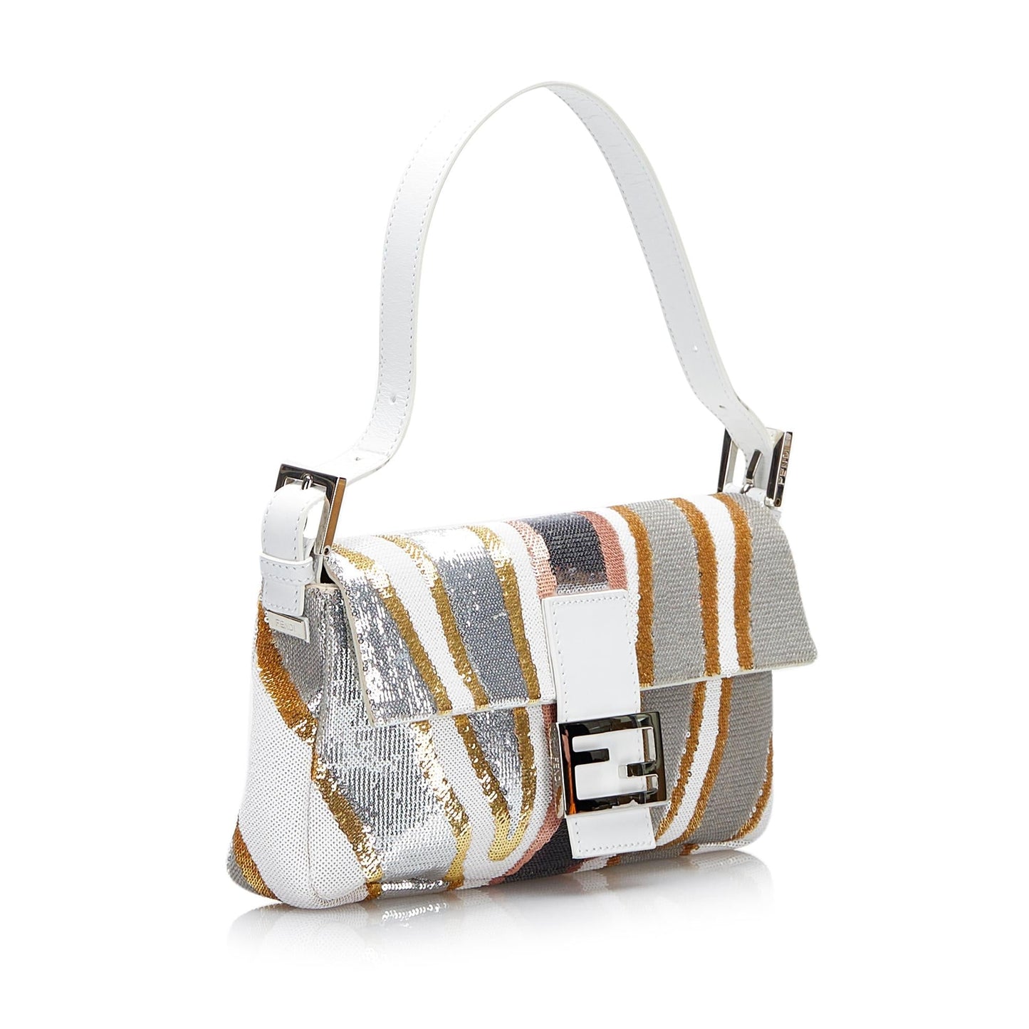 Fendi Sequined Mamma Baguette Shg 6Yt2Zg Handbag Shoulder Bag