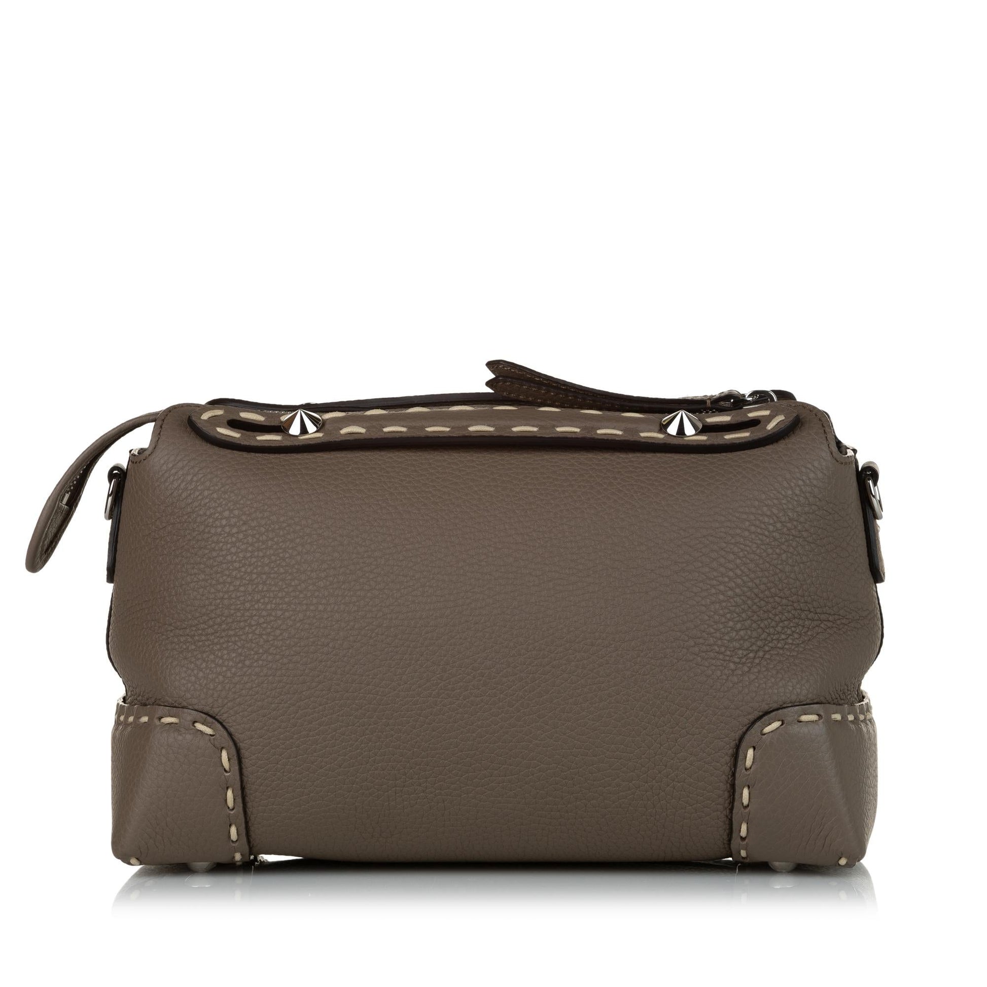 Fendi By The Way Satchel Shg Oyhwod Leather Small Satchel Bag