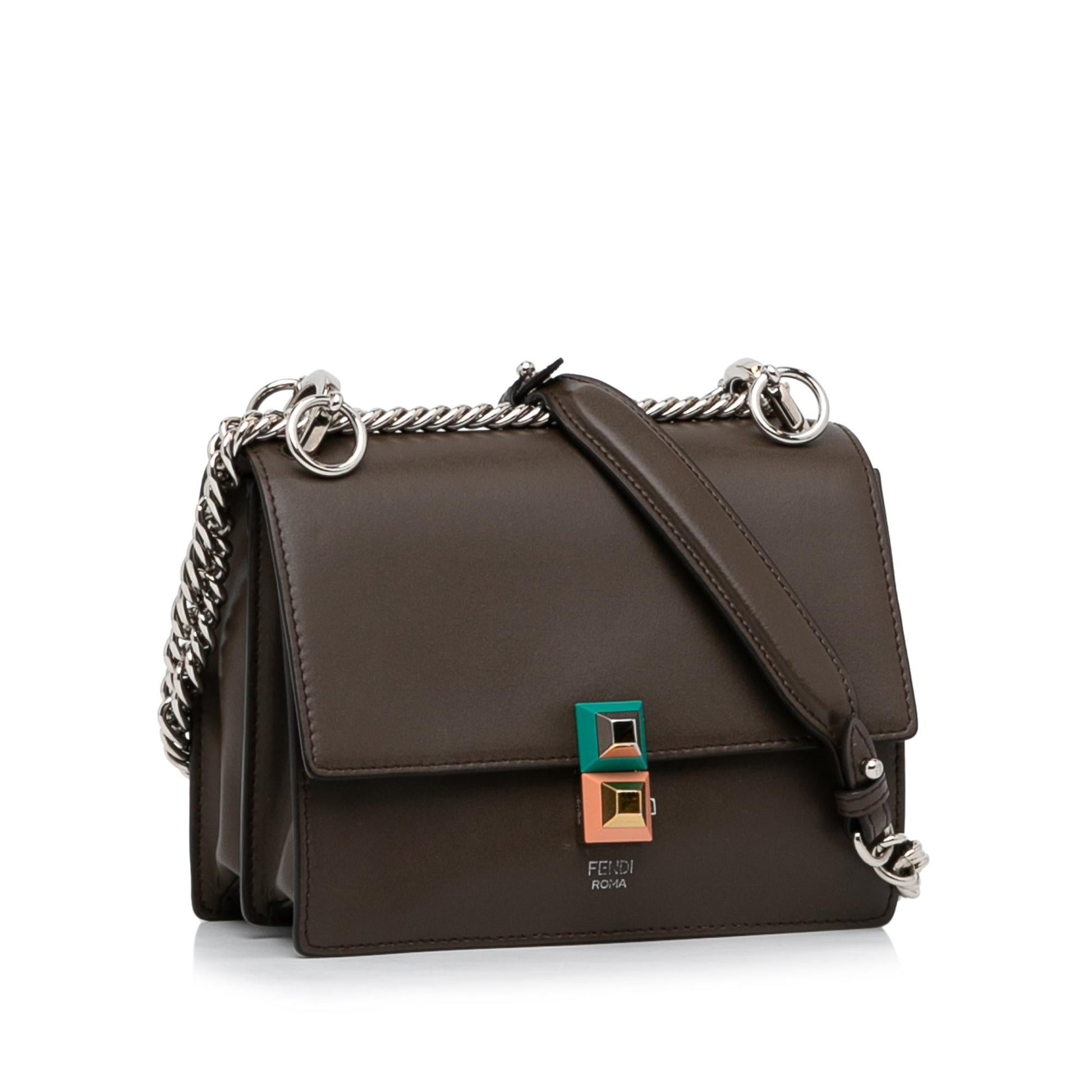 Fendi Kan Crossbody Shg X7Fqdm Small Crossbody Bag