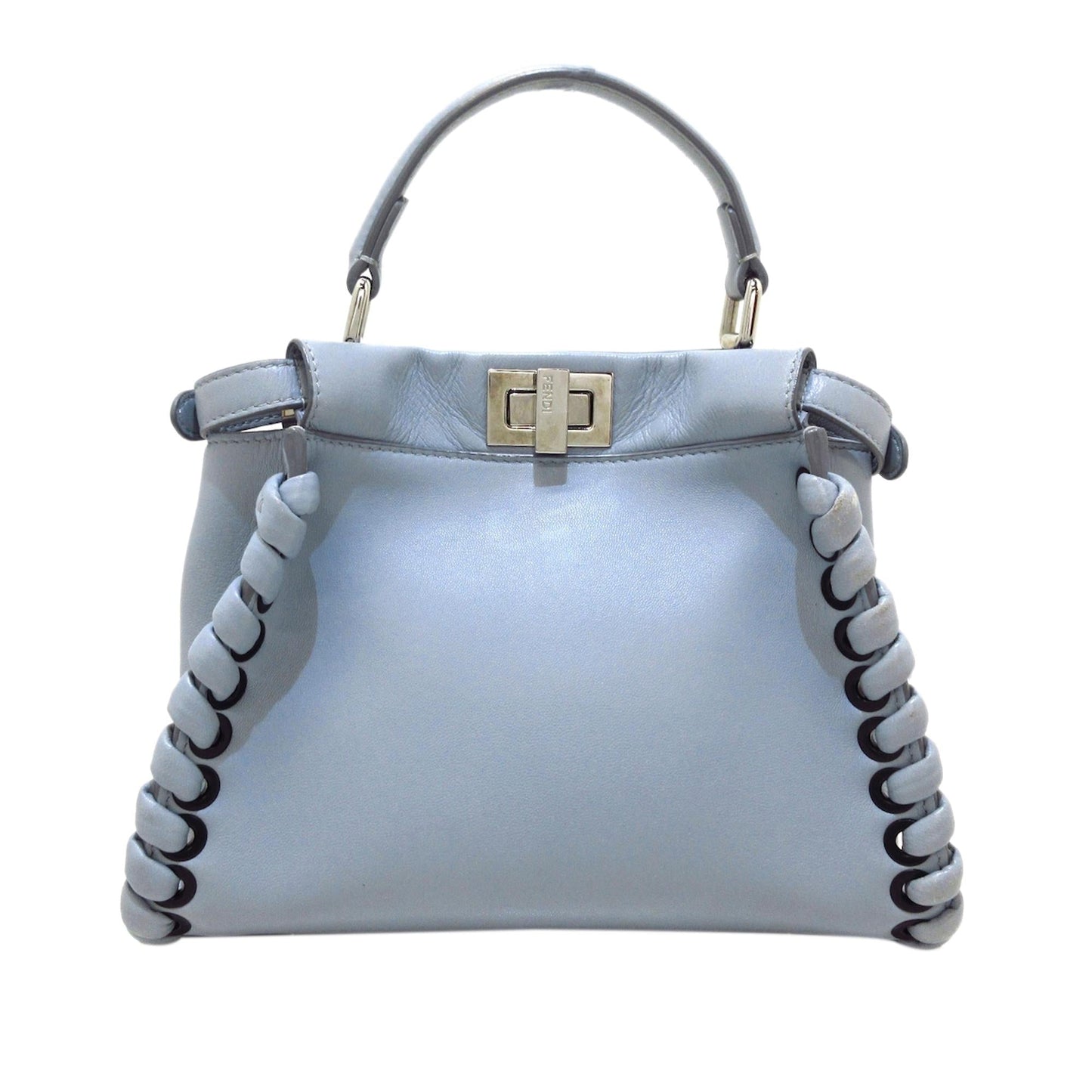 Fendi Whipstitch Peekaboo Shg Ow5Fza Satchel Bag Small