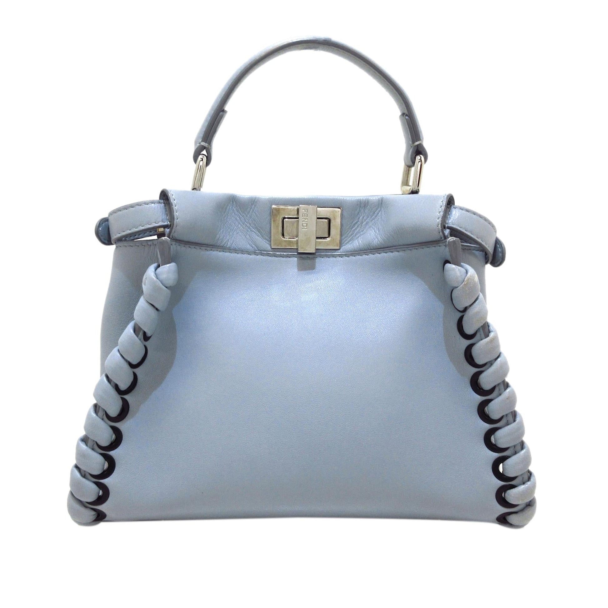 Fendi Whipstitch Peekaboo Shg Ow5Fza Satchel Bag Small