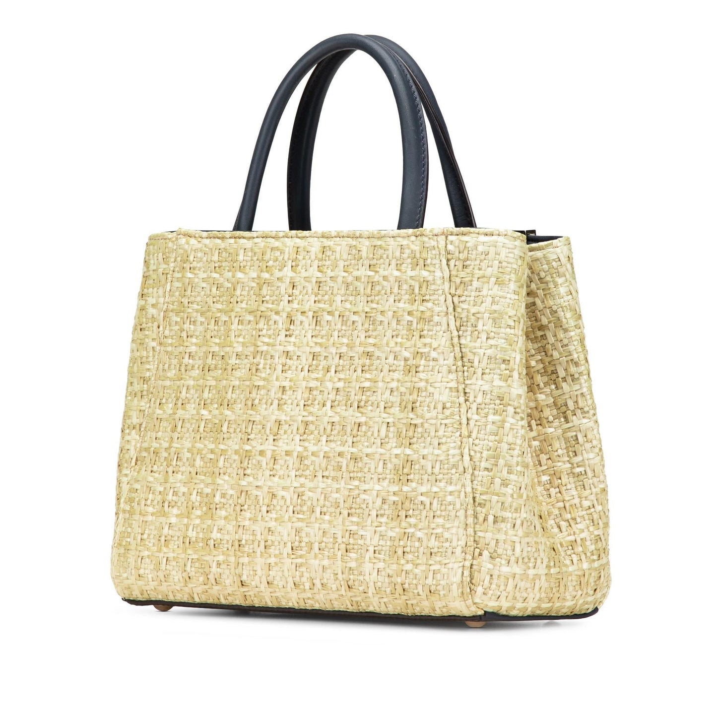 Fendi Regular 2Jours Satchel Raffia Vitello Small Satchel Bag Regular 2Jours Satchel