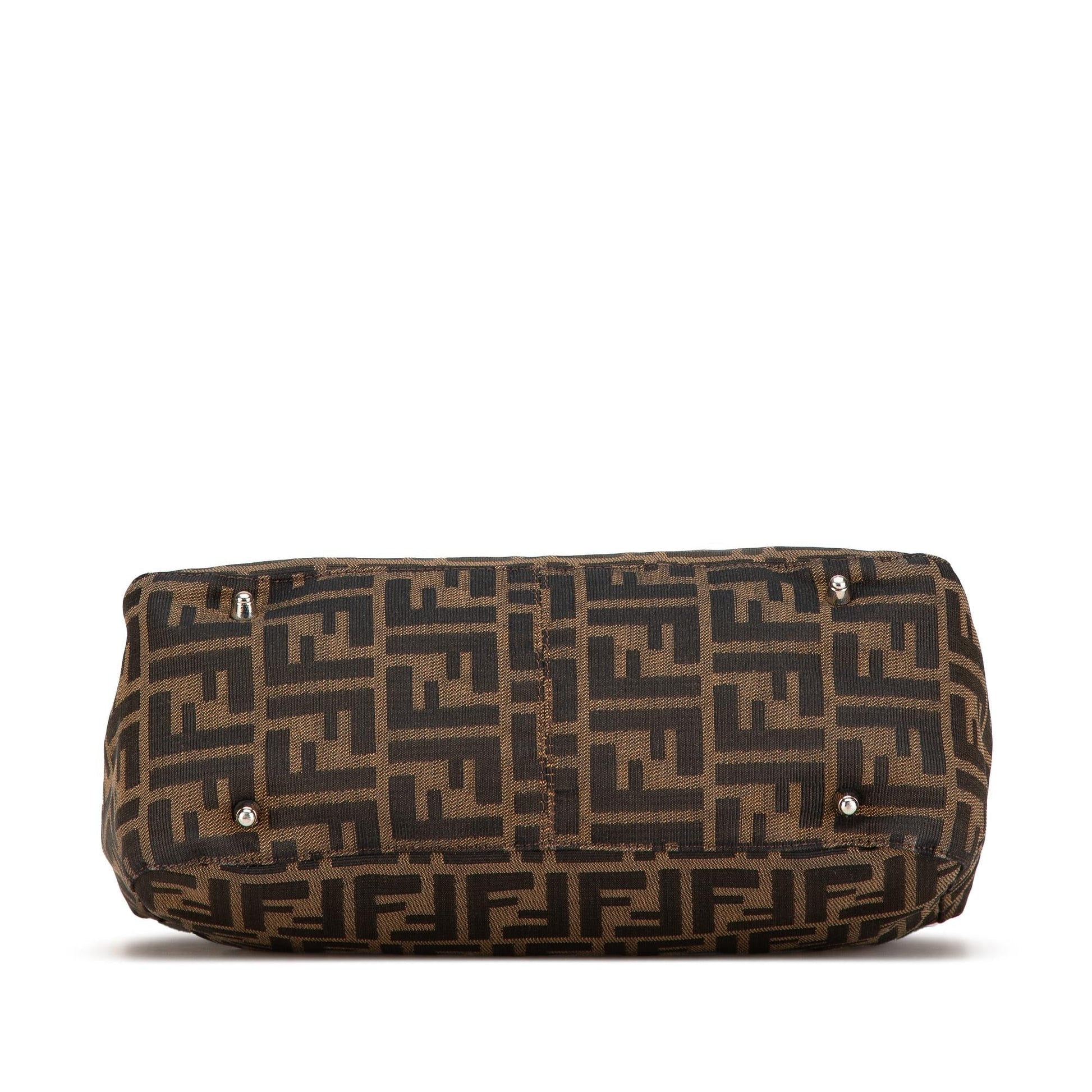 Fendi Zucca Twins Tote Canvas Small Tote Bag Twins Tote 1