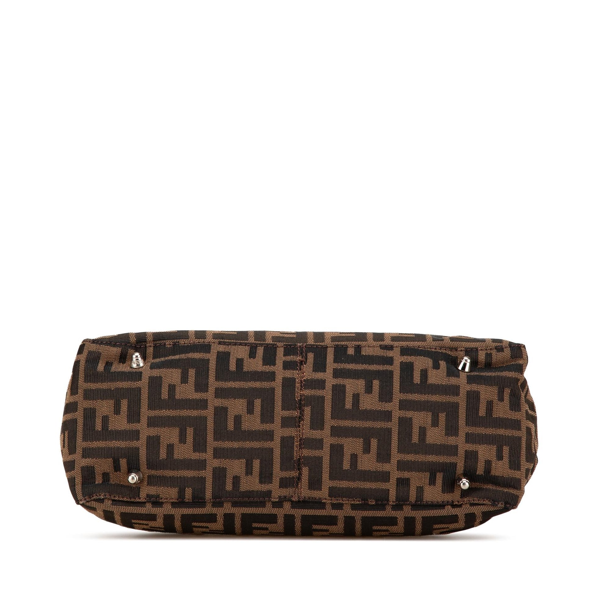 Fendi Zucca Twins Tote Canvas Small Tote Bag Twins Tote 2