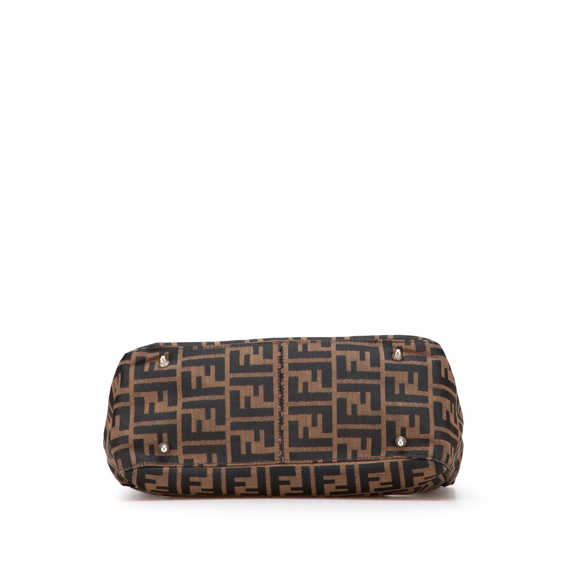 Fendi Zucca Twins Tote Canvas Small Tote Bag Twins Tote 4