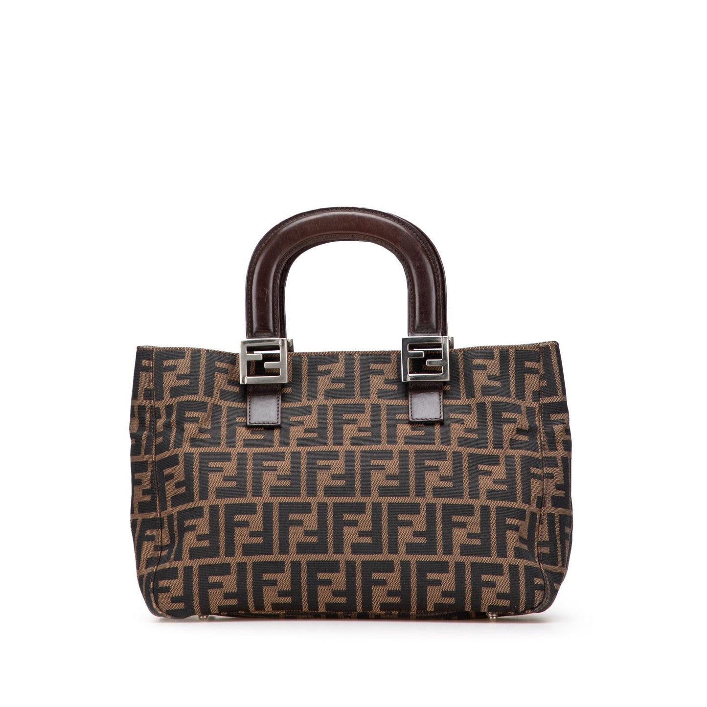 Fendi Zucca Twins Tote Canvas Small Tote Bag Twins Tote 4