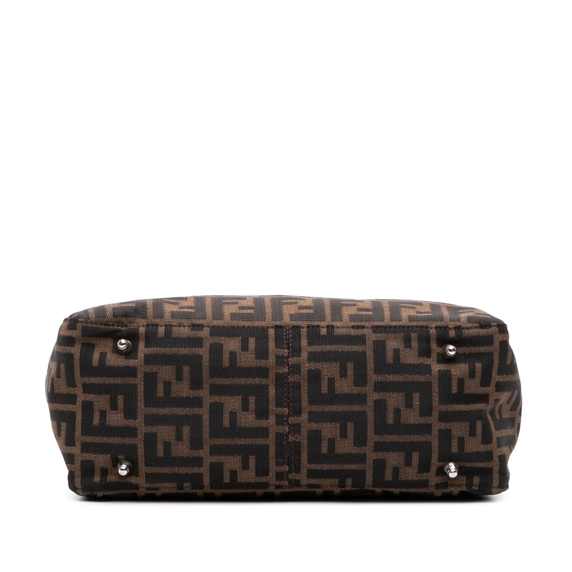 Fendi Zucca Twins Tote Canvas Small Tote Bag Twins Tote 6