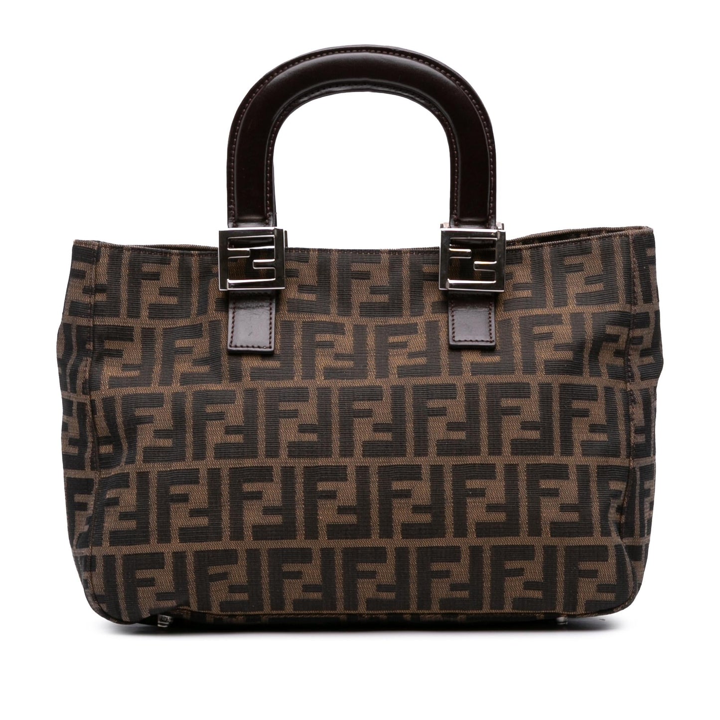 Fendi Zucca Twins Tote Canvas Small Tote Bag Twins Tote 6