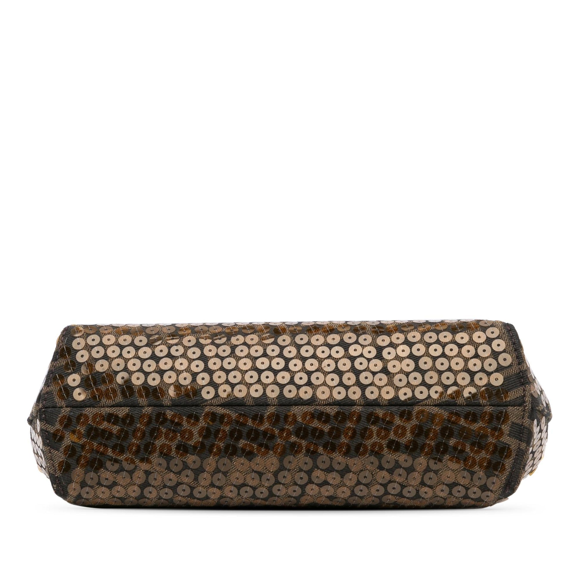 Fendi Zucca Sequin First Bag Shg Bwz5Xe Small Crossbody Bag