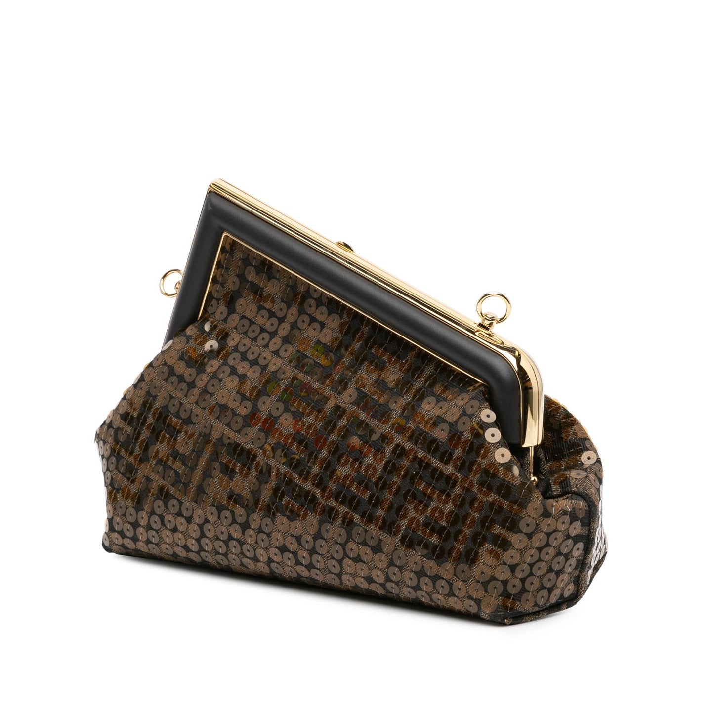 Fendi Zucca Sequin First Bag Shg Bwz5Xe Small Crossbody Bag