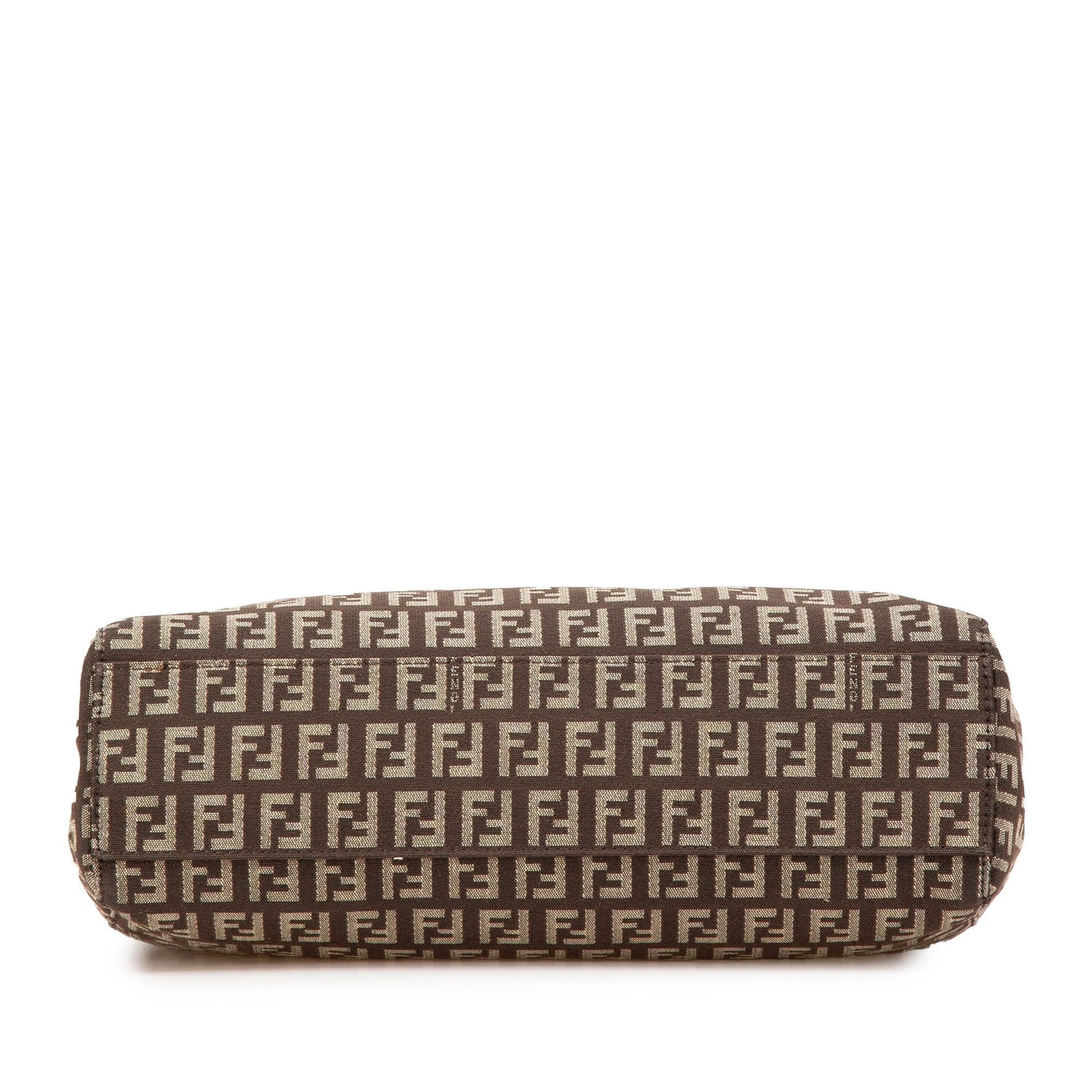 Fendi Zucchino Tote Canvas Small Tote Bag Canvas Tote 3