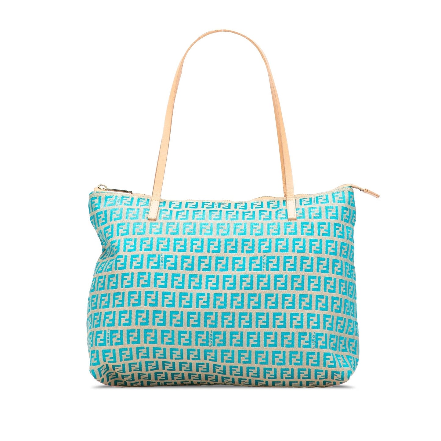 Fendi Zucchino Tote Canvas Small Tote Bag Canvas Tote 4