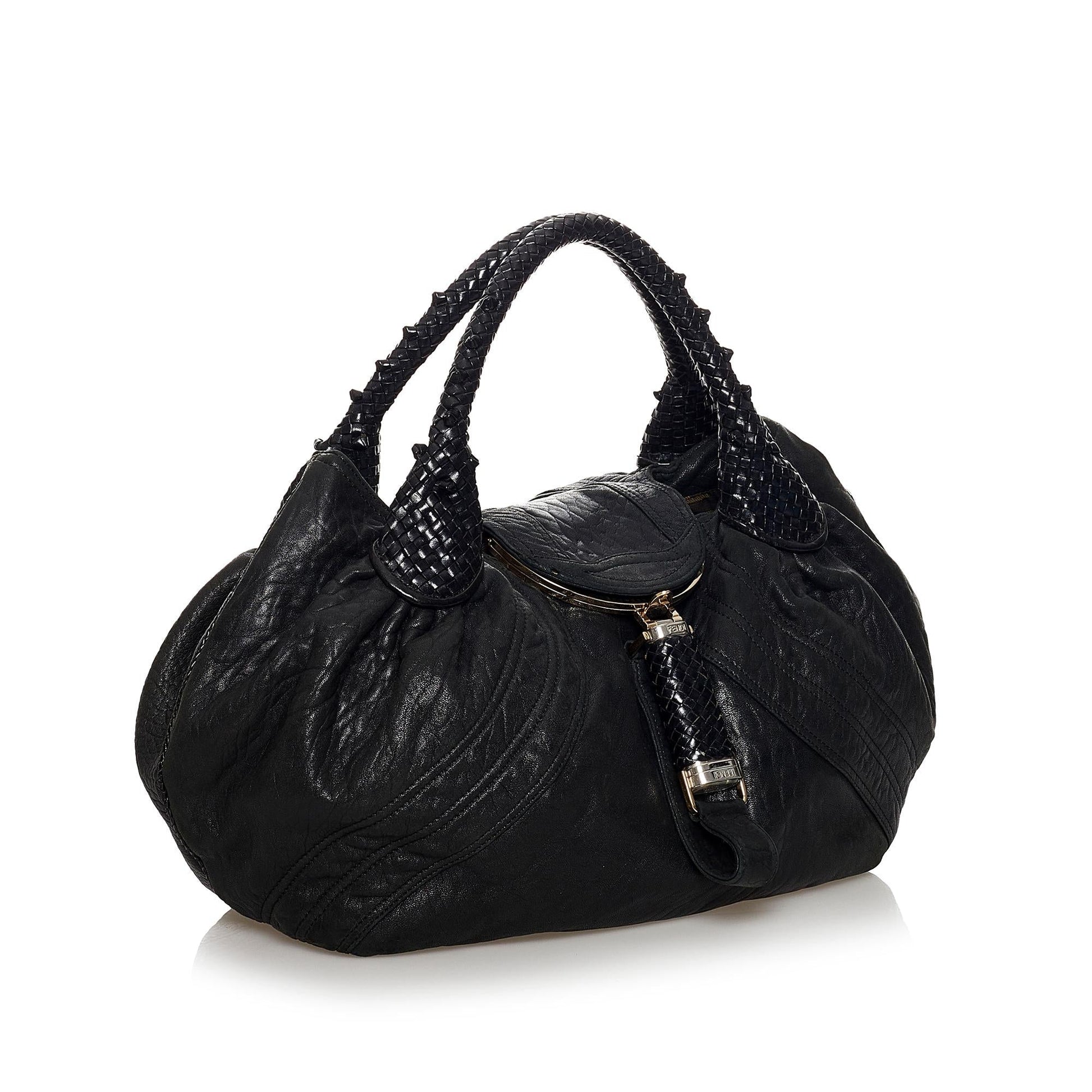Fendi Spy Handbag Shg Leather Satchel Bag Handbag Shg 34111