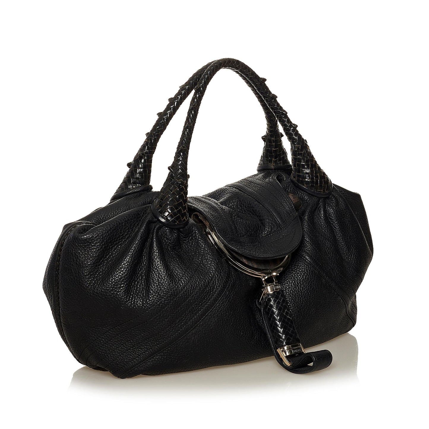 Fendi Spy Handbag Shg Leather Satchel Bag