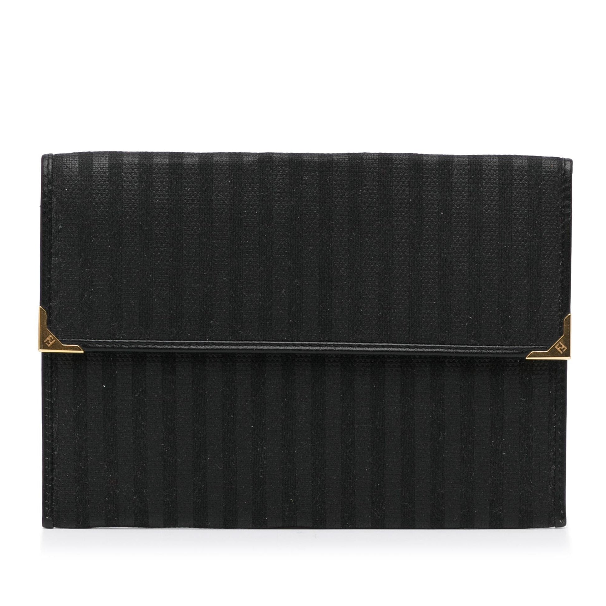 Fendi Striped Clutch Shg Lk4Iq8 Canvas Clutch Bag