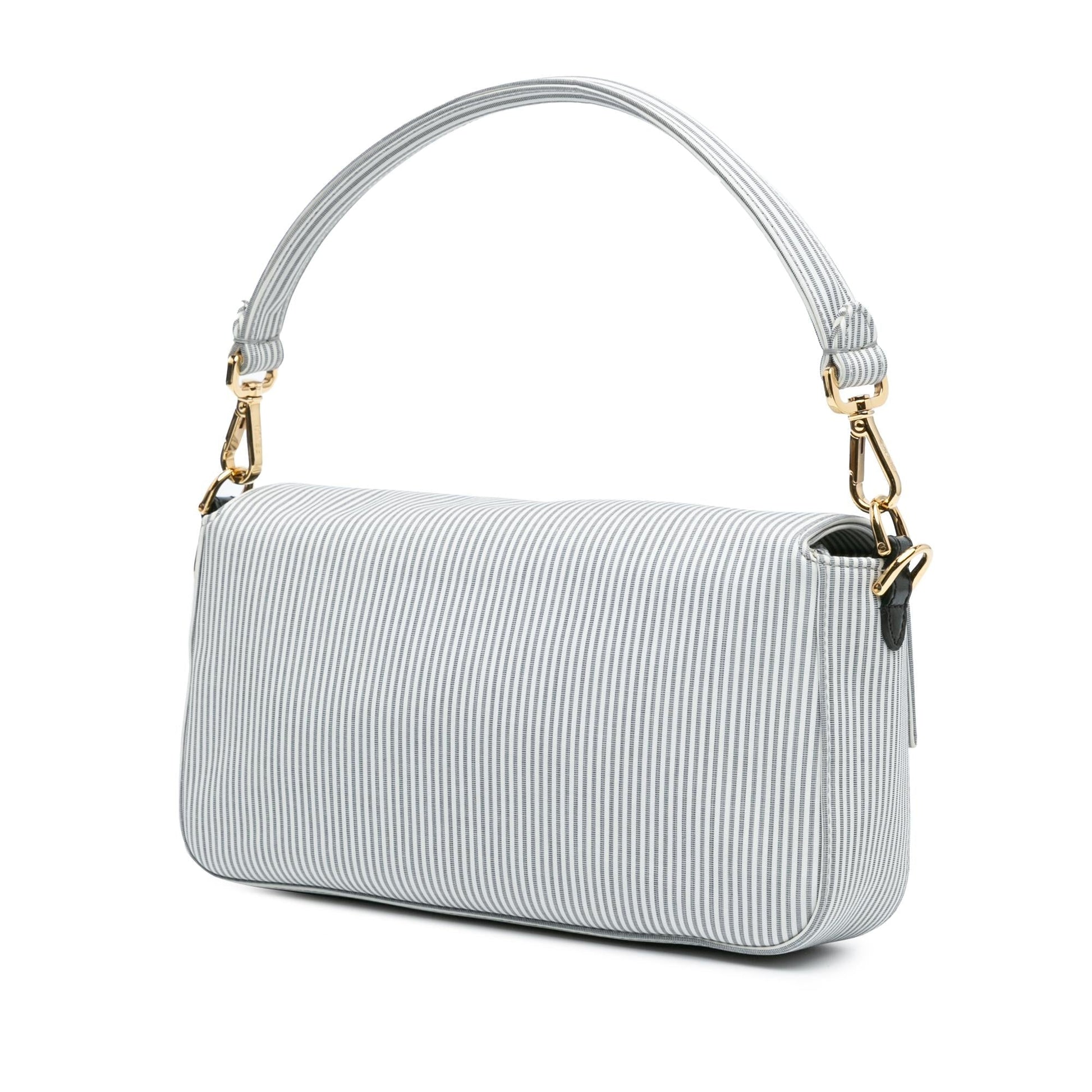 Fendi Striped Jersey Baguette Satchel Satchel Bag Satchel Shg Ogykq5