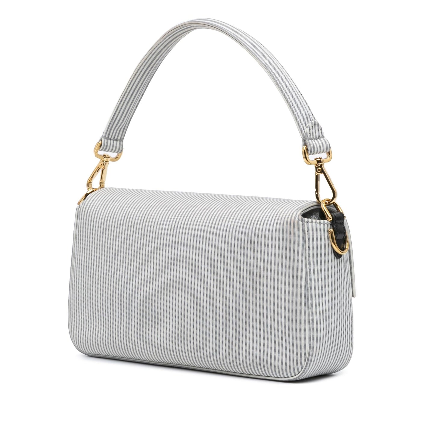 Fendi Striped Jersey Baguette Satchel Satchel Bag Baguette Satchel 1