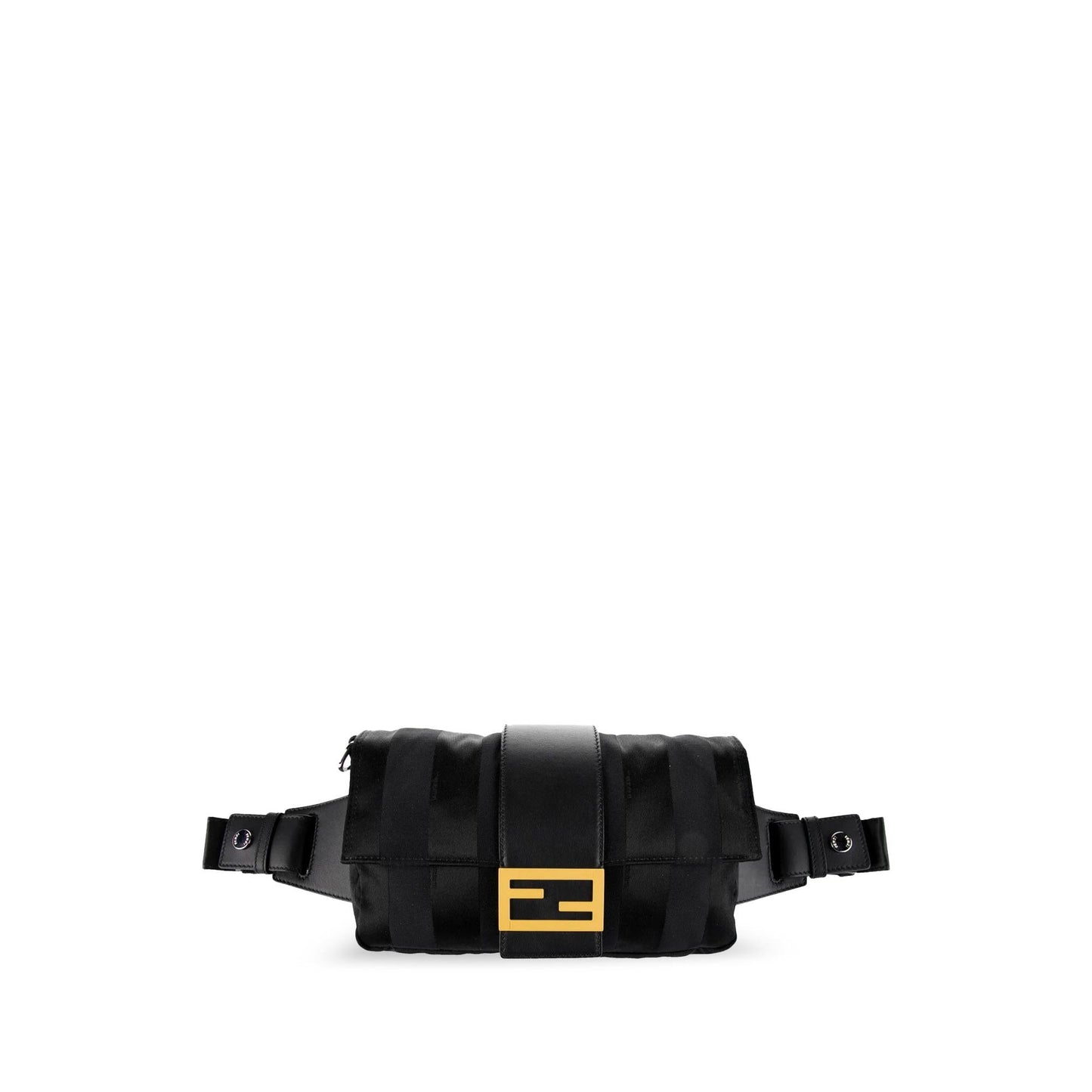 Fendi Stripes Convertible Baguette Shg Lozalr Satchel Bag