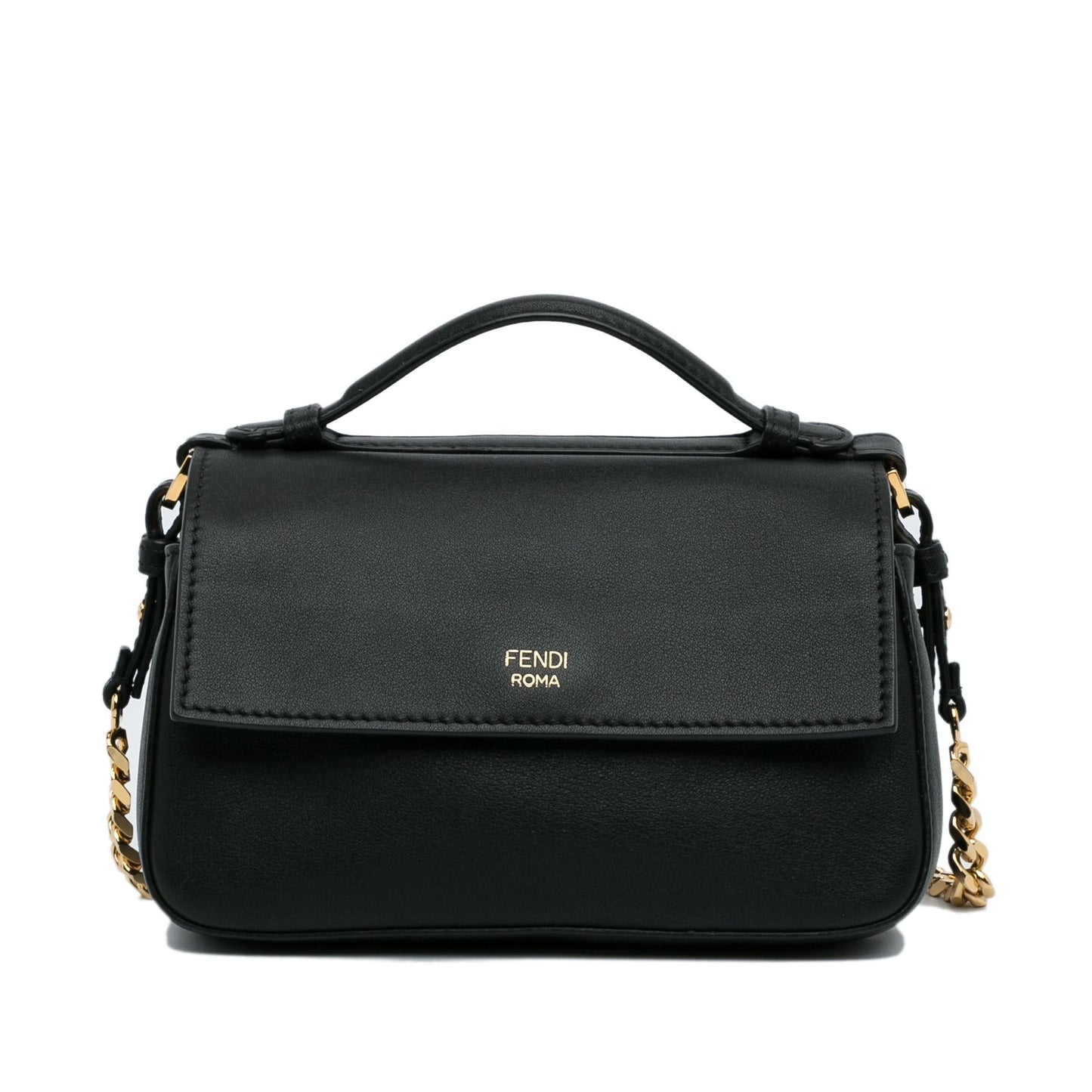 Fendi Studded Baguette Shg Igmosg Satchel Bag Micro
