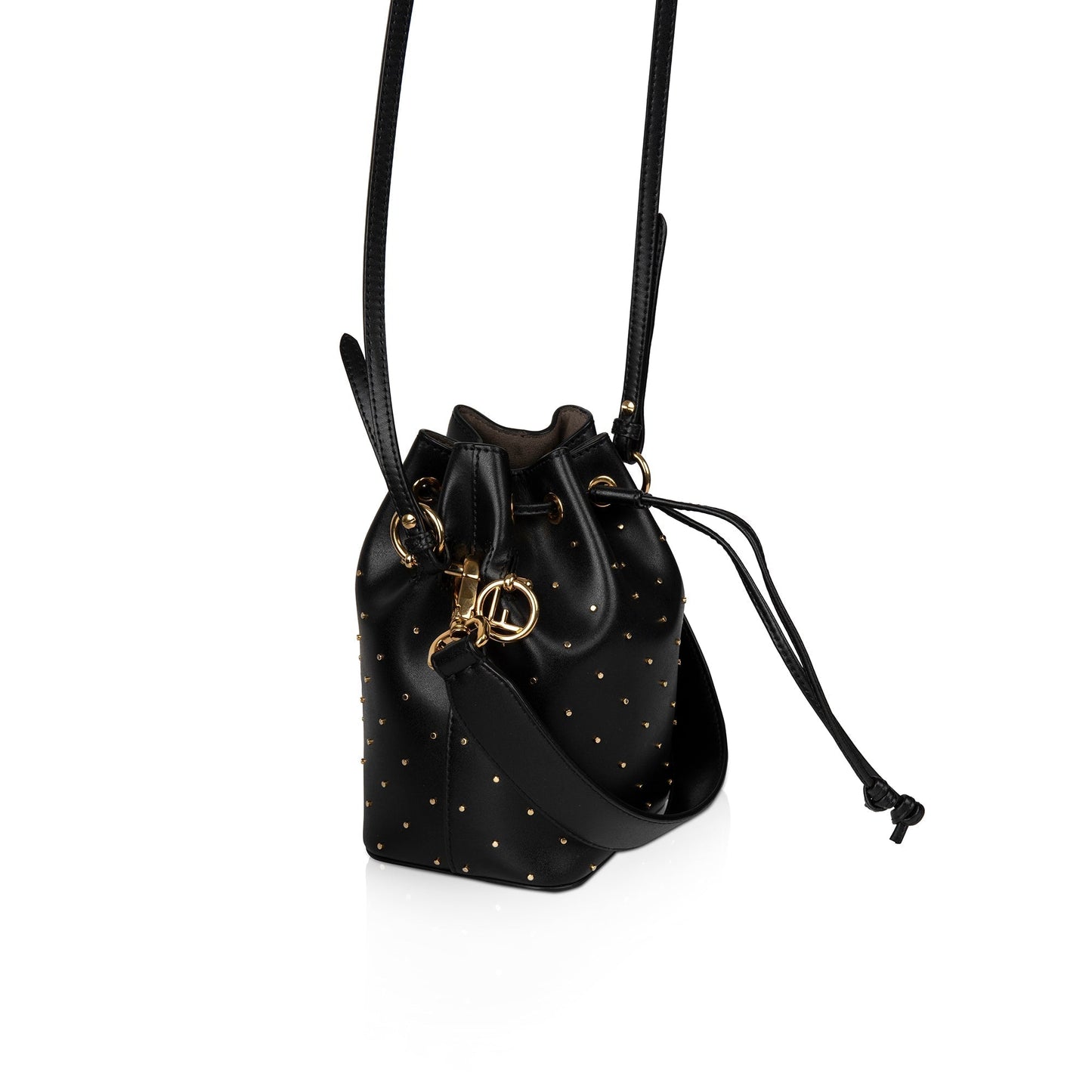Fendi Studded Mon Tresor Bag Mini Bucket Bucket Bag