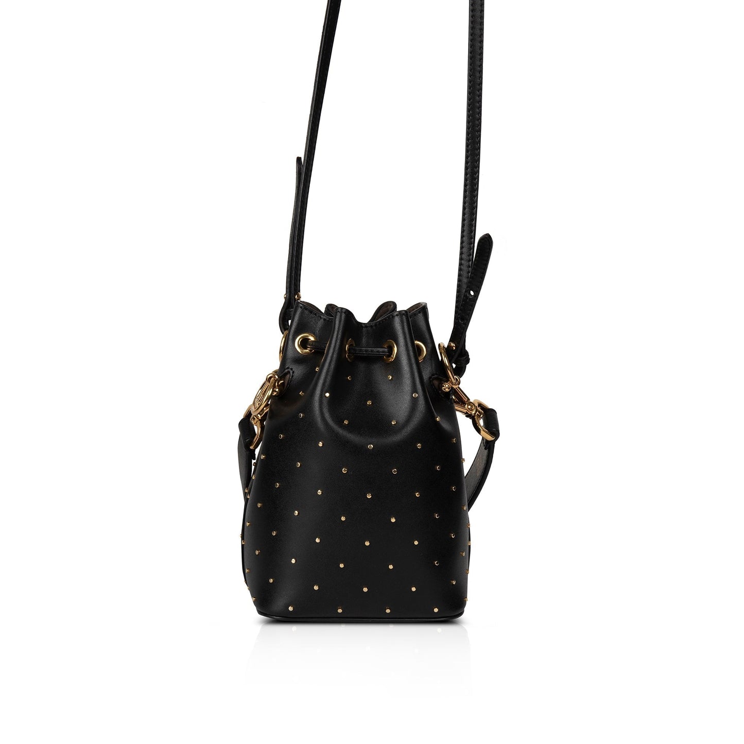 Fendi Studded Mon Tresor Bag Mini Bucket Bucket Bag