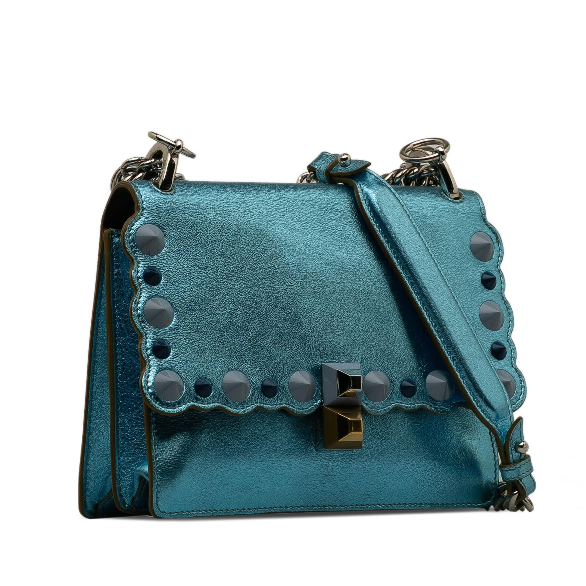 Fendi Studded Scalloped Kan Crossbody Shg Jnlat0 Crossbody Bag