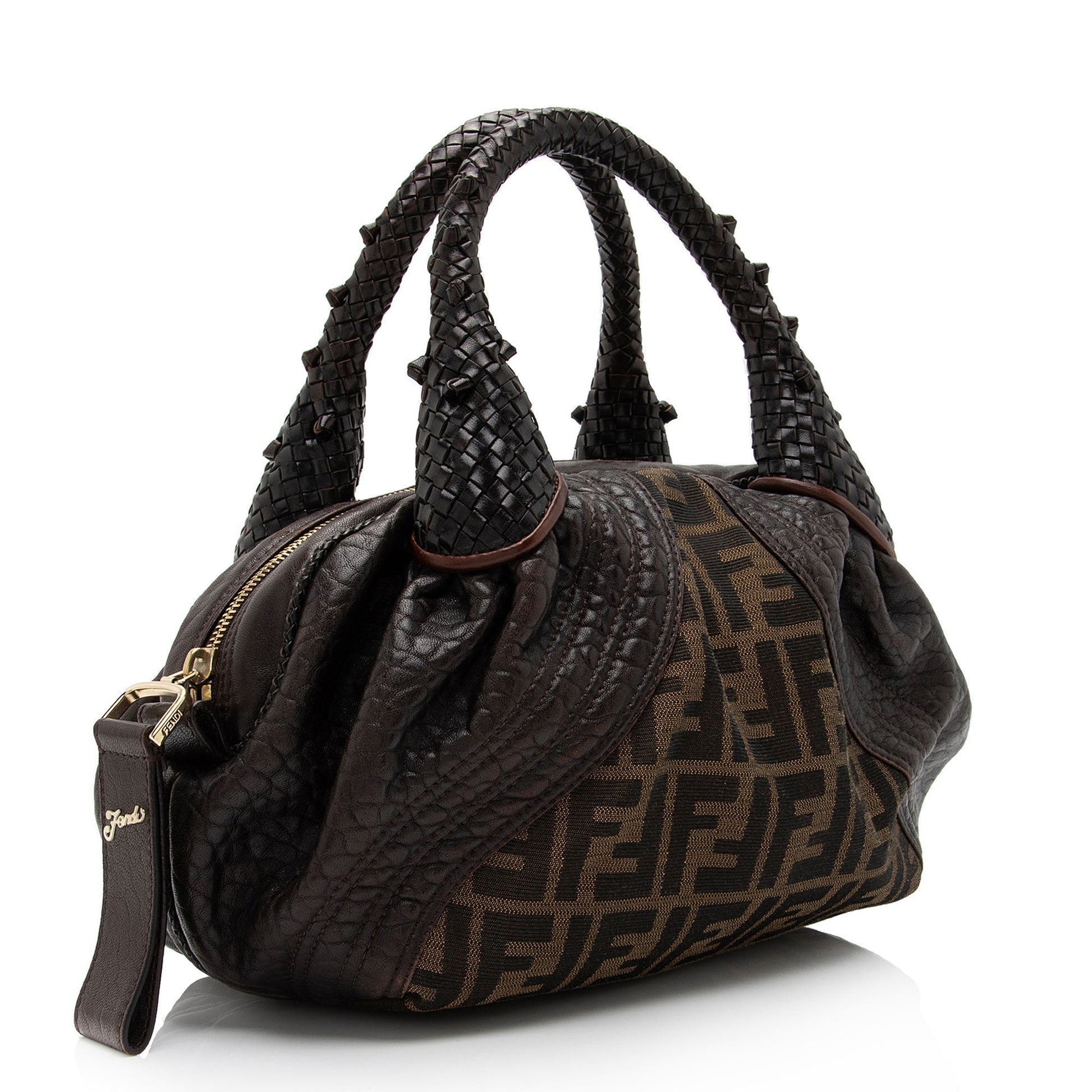 Fendi Tortuga Zucca Spy Satchel Shf Fazhbh Leather Baby Satchel Bag