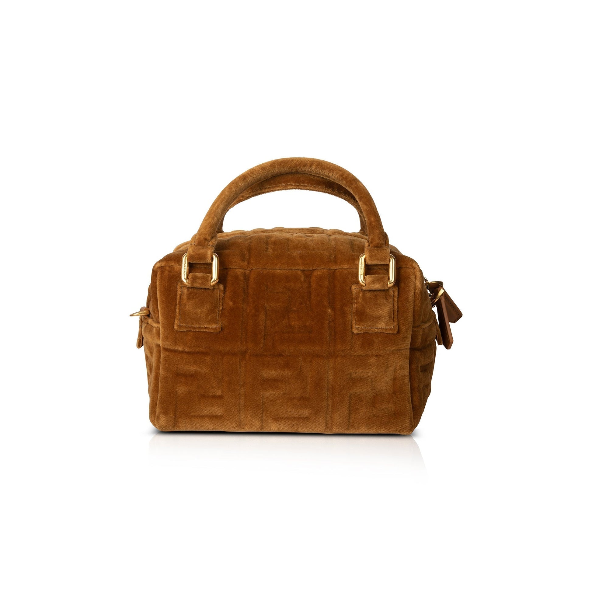 Fendi Velvet Mama Boston Bag Travel Bag