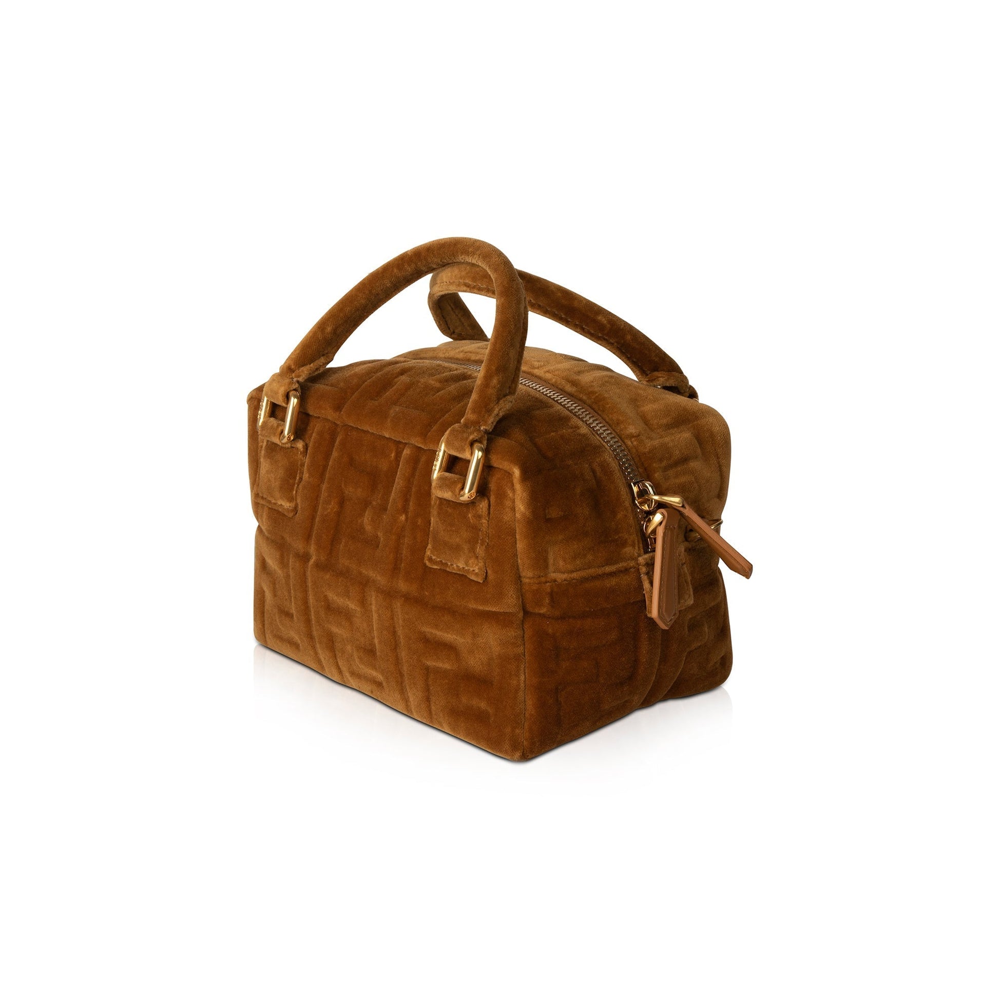 Fendi Velvet Mama Boston Bag Travel Bag