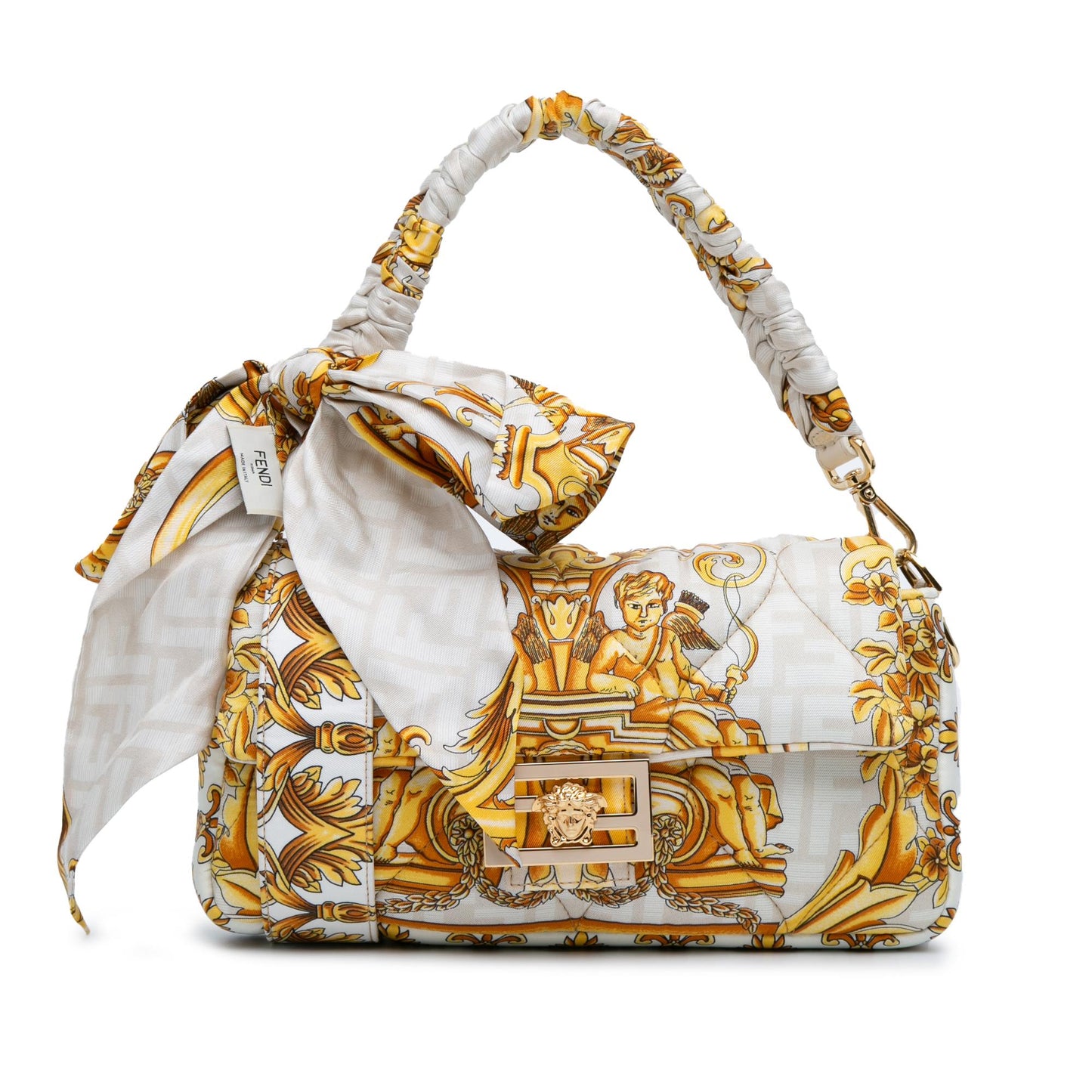 Fendi Versace Fendace Baguette Shg Tfkynk Satchel Bag