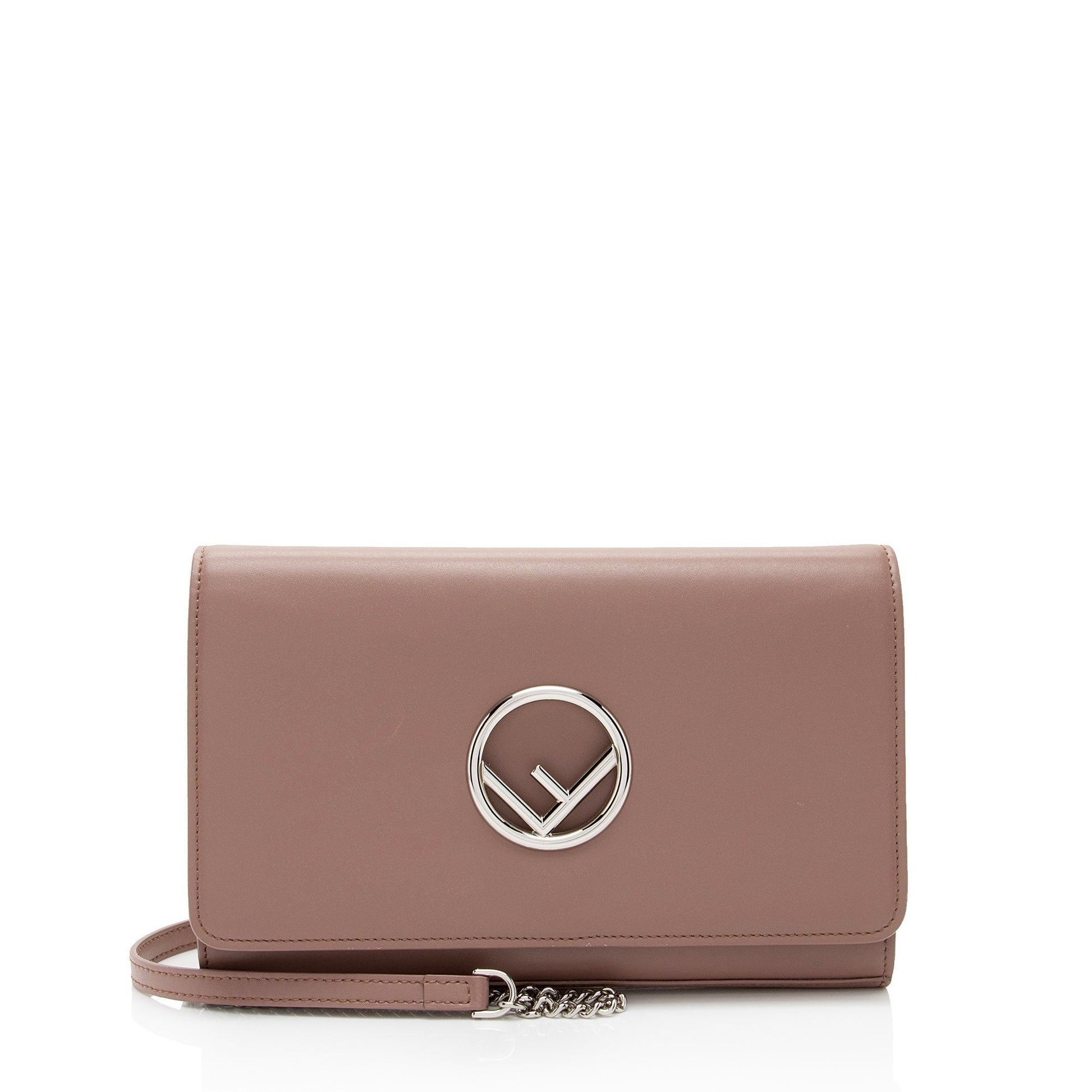 Fendi Is Wallet On Bag Vitello Chain Crossbody Bag