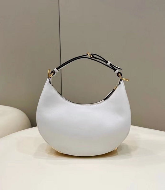 Fendi Armpit Bag White Travel Bag