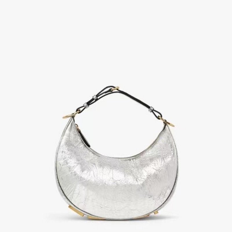 Fendi Armpit Bag White Travel Bag Armpit Bag Bfnd9978