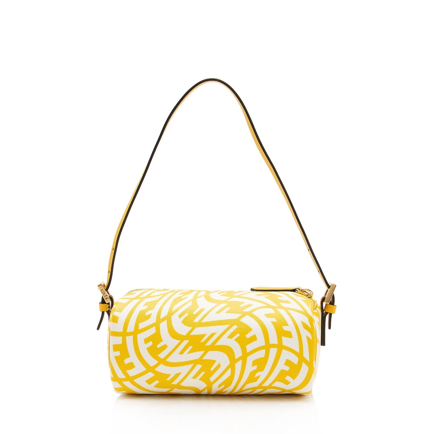 Fendi Sarah Coleman Glazed Ff Vertigo Shoulder Bag Shf Canvas Mini