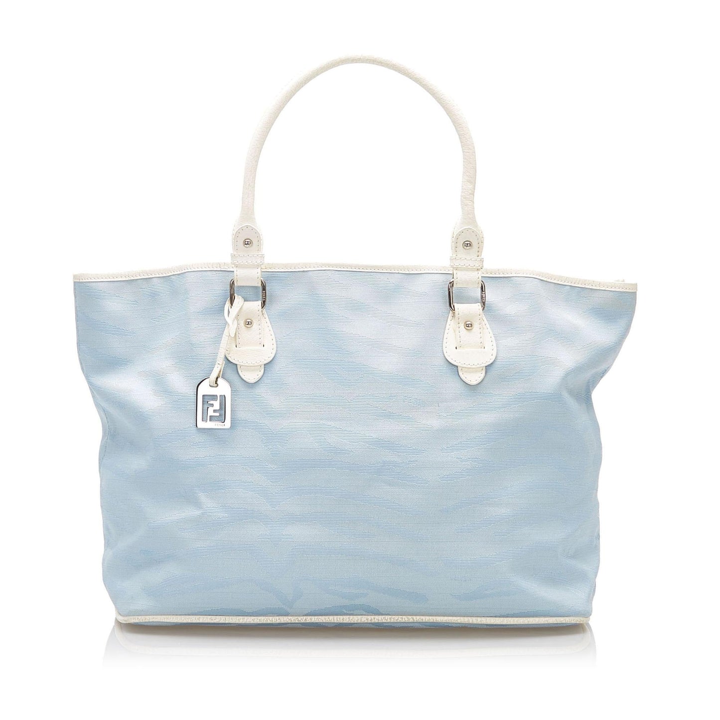 Fendi Zebra Print Tote Bag Shg Canvas