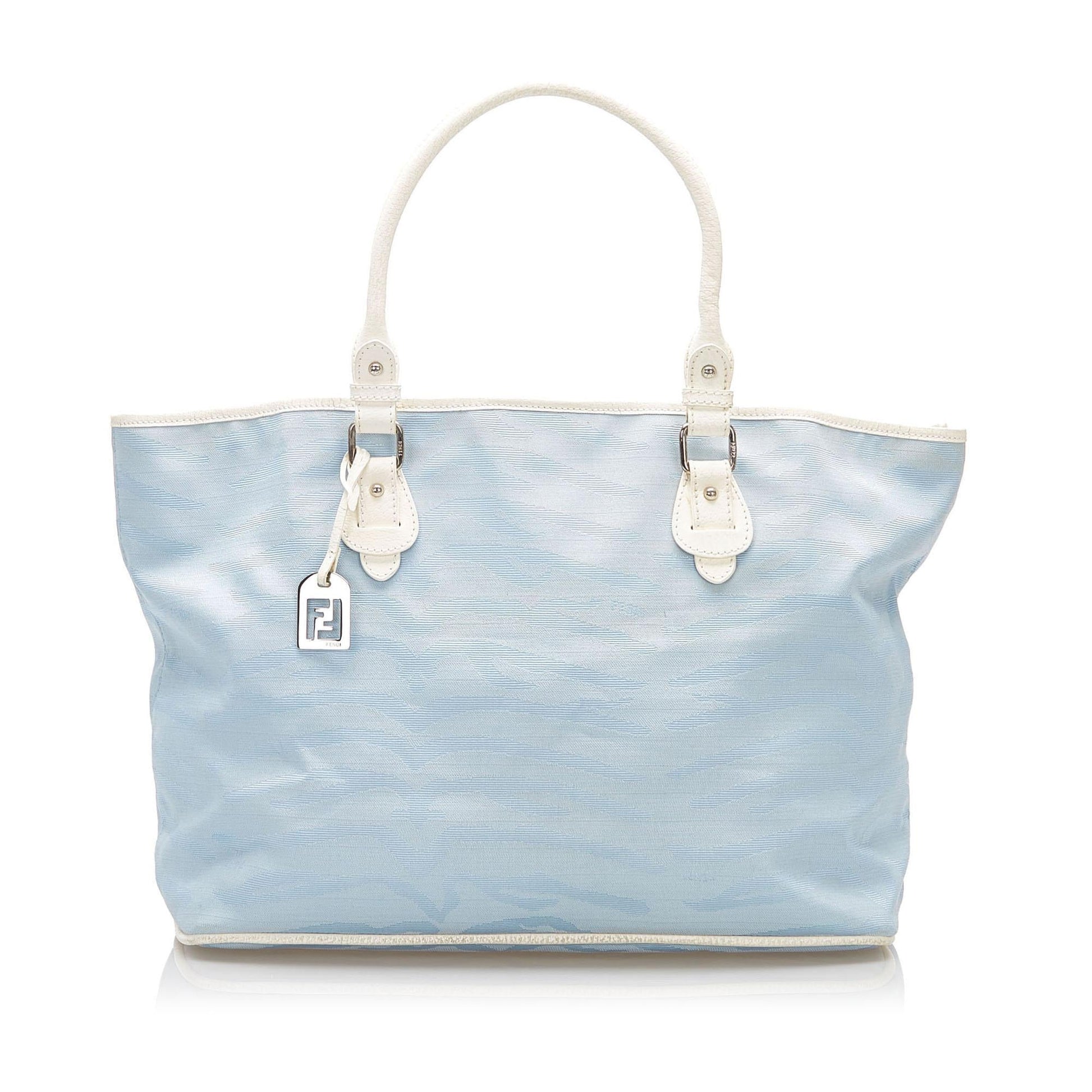 Fendi Zebra Print Tote Bag Shg Canvas