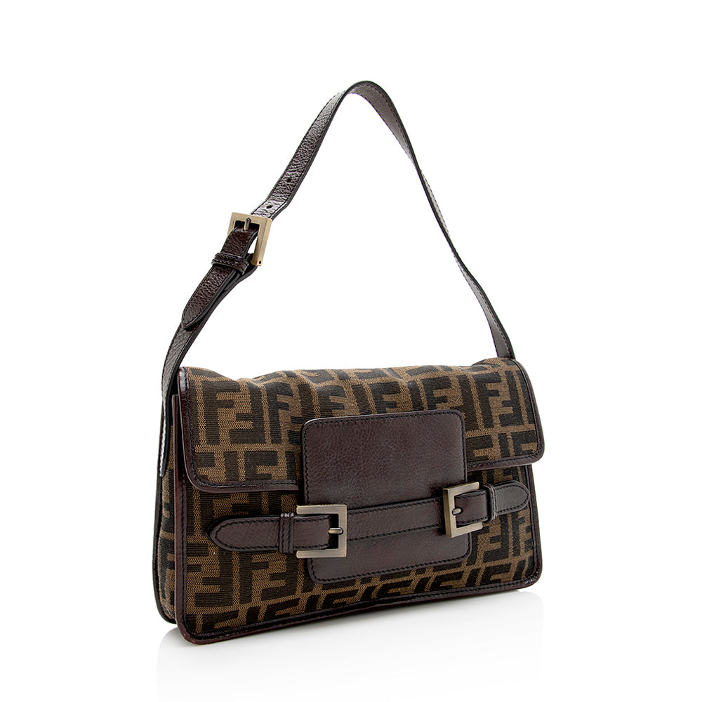 Fendi Zucca Bis Shoulder Bag Shf