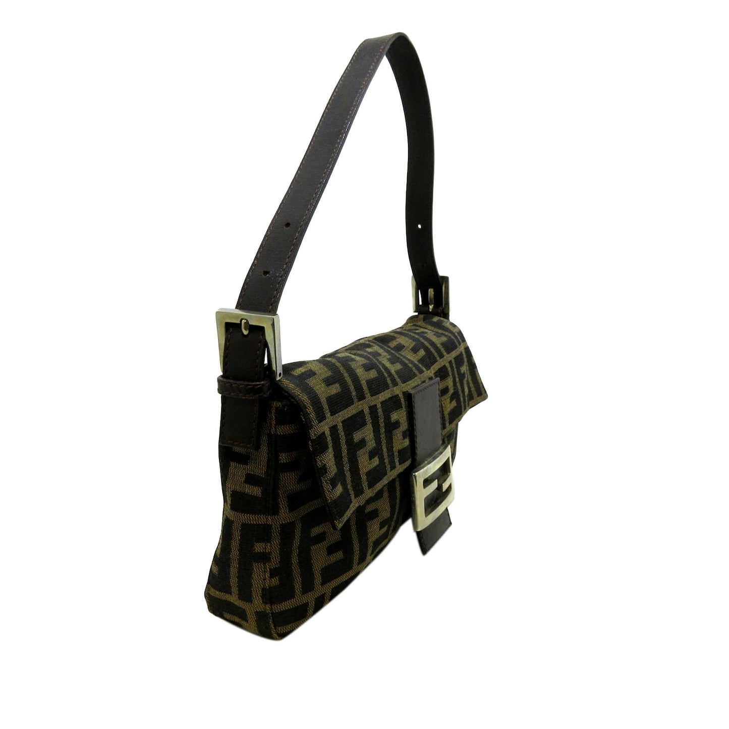 Fendi Zucca Baguette Shg Handbag Shoulder Bag Baguette Shg 36043