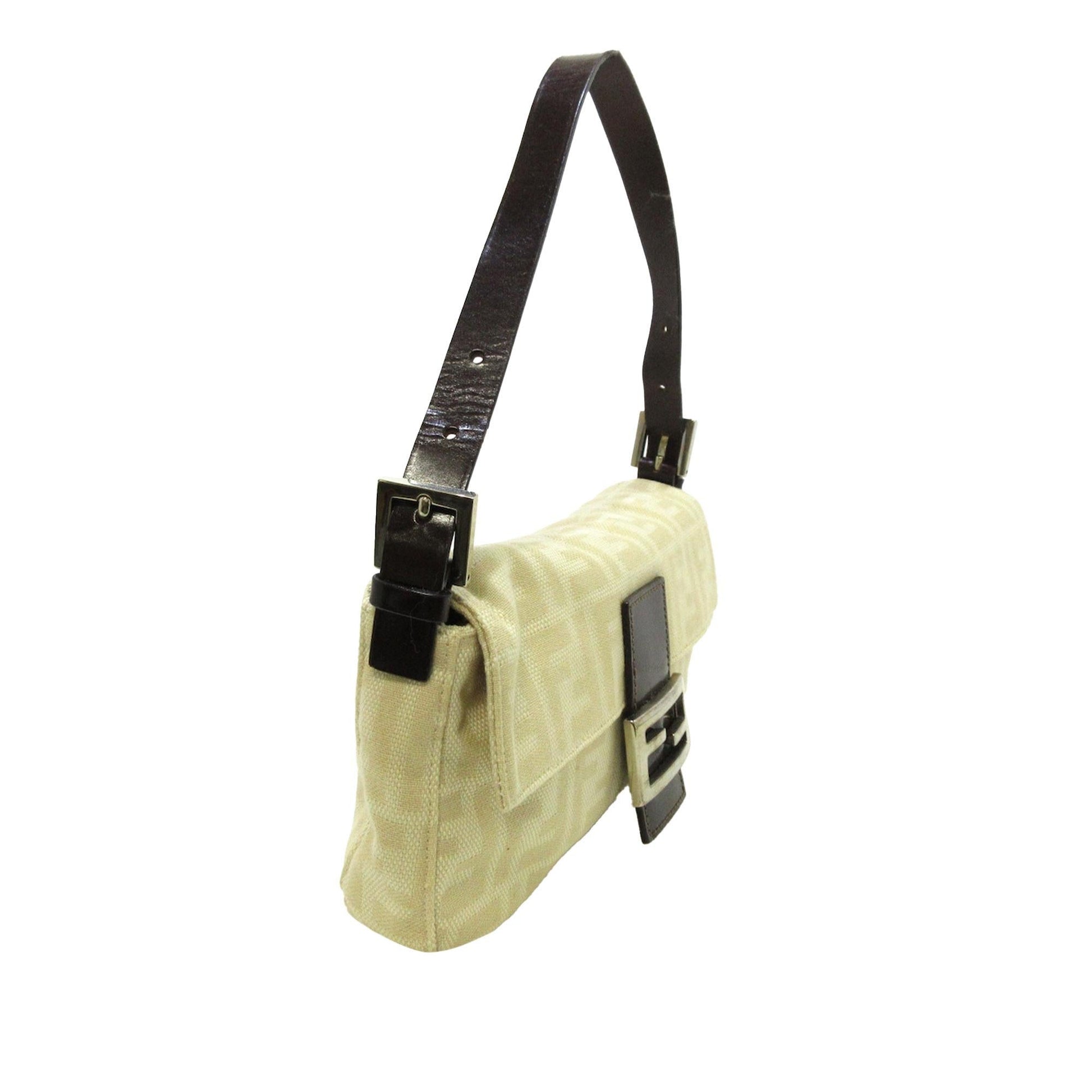 Fendi Zucca Baguette Shg Handbag Shoulder Bag Baguette Shg 37093