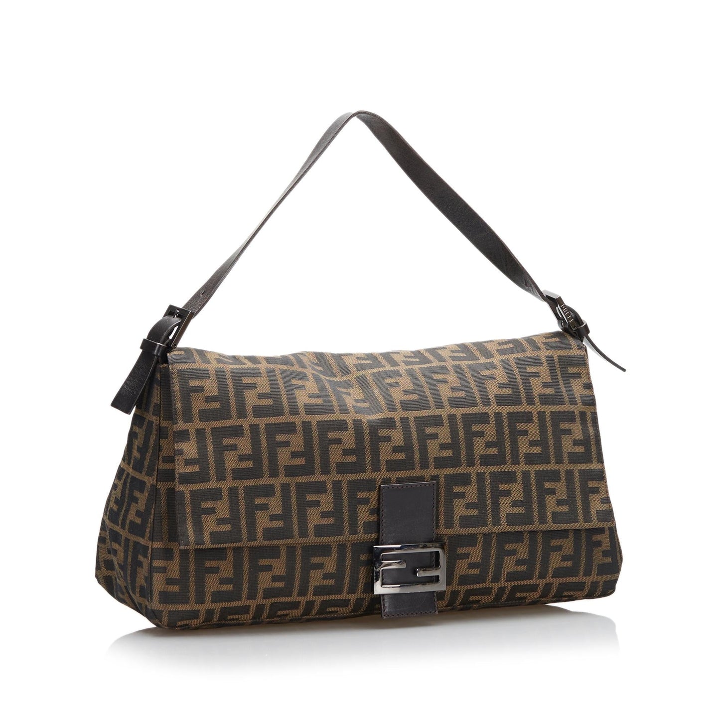 Fendi Zucca Baguette Shg Ec1Oxr Handbag Shoulder Bag