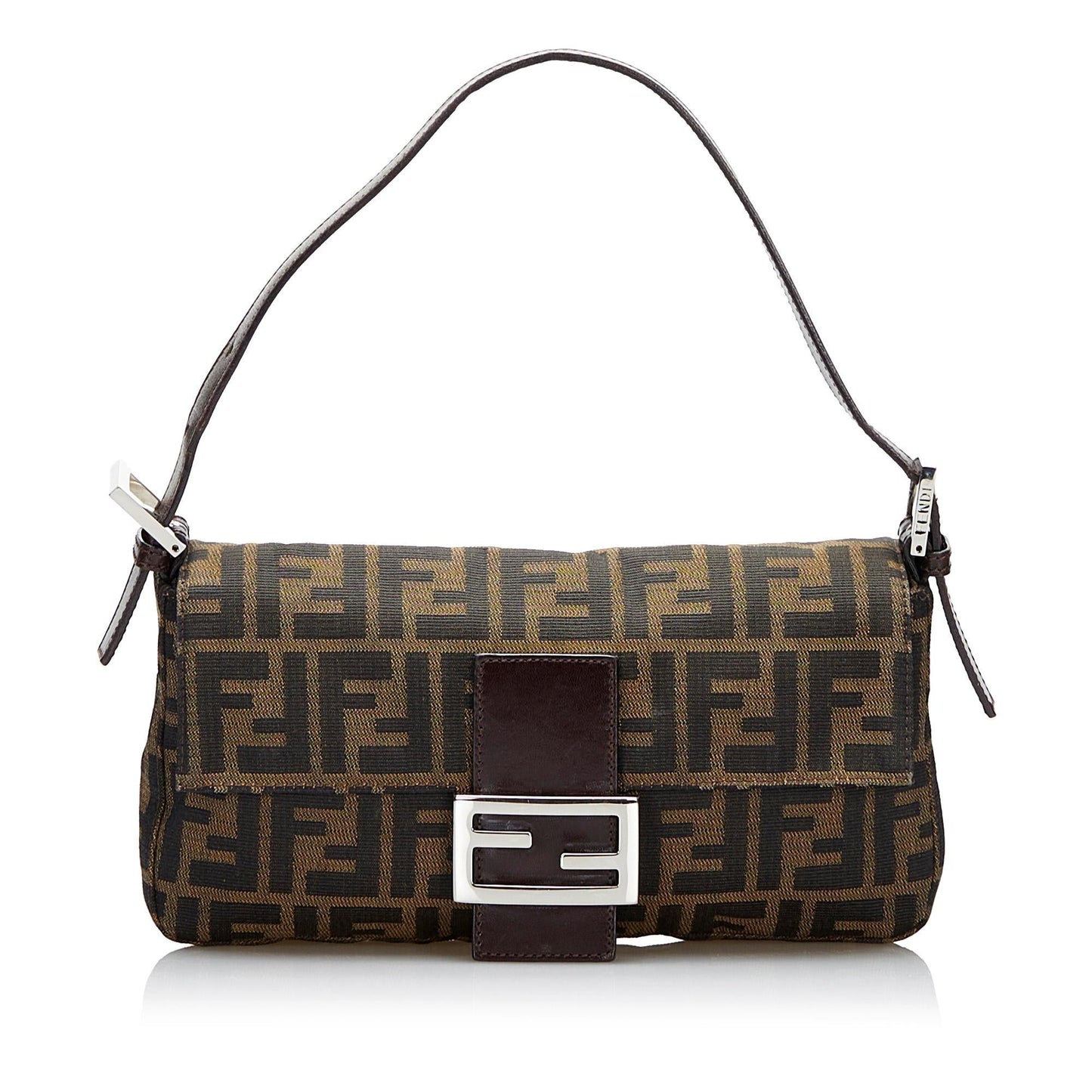 Fendi Zucca Baguette Shg H0Spgl Handbag Shoulder Bag